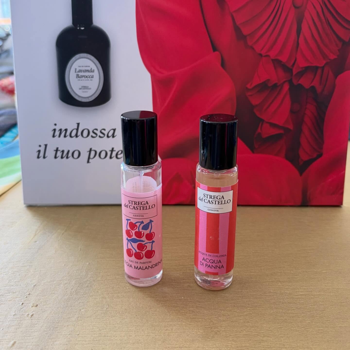 Acqua di panna e ciliegia spaccano assolutamente da sentire .Viwni a trovarci 🌴.
#stregadelcastello #peofumidinicchia #whysecondhand#santarcangelo #profumi
