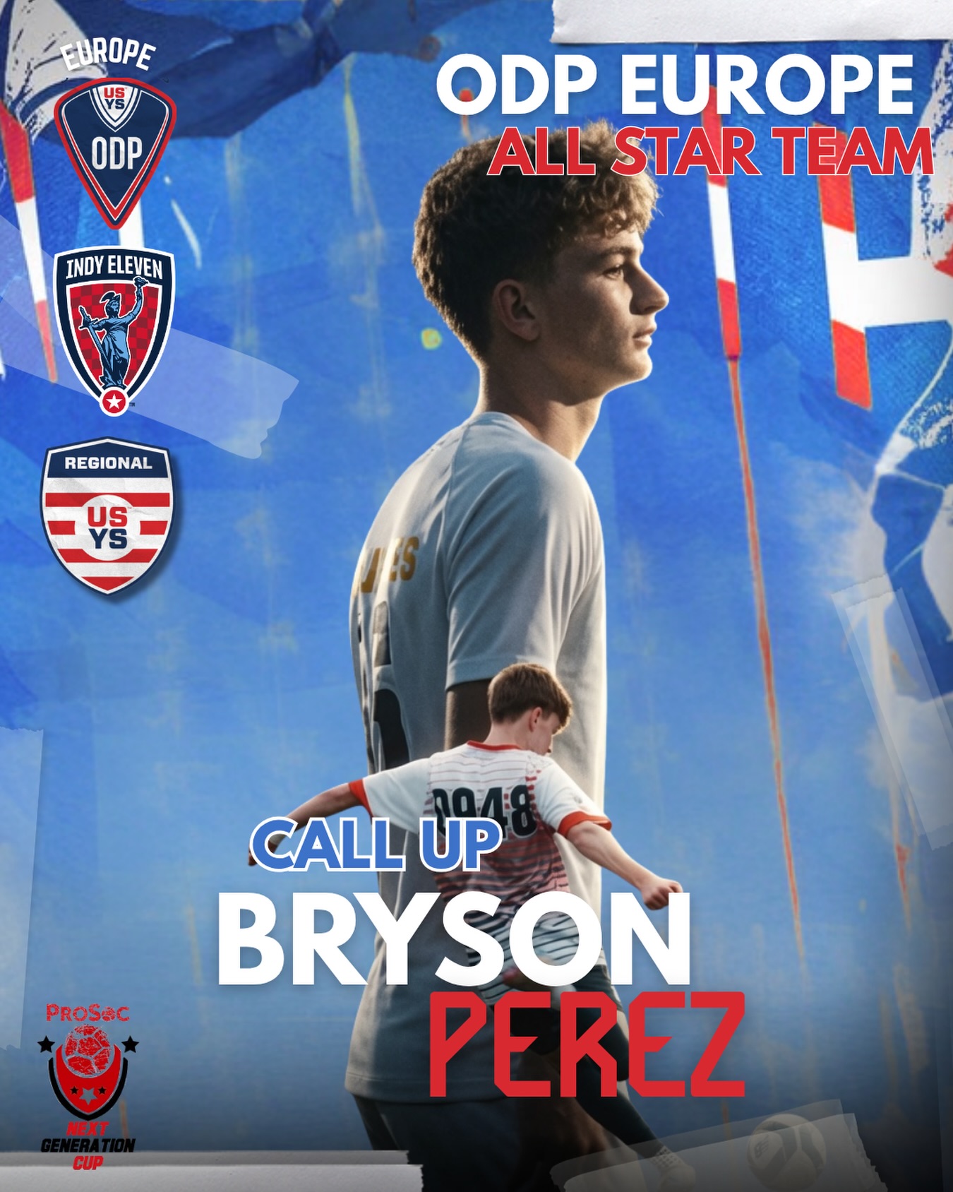Welcome Bryson to the ODP All-Star Team. Ready to bring his energy, passion, and mentality to the squad at the Next Generation Cup