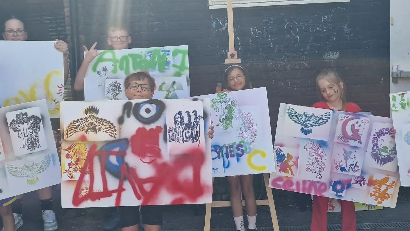 Opening up the studio to run extraordinary parties #graffiti #art #Pottery #artsforlifeproject #autism