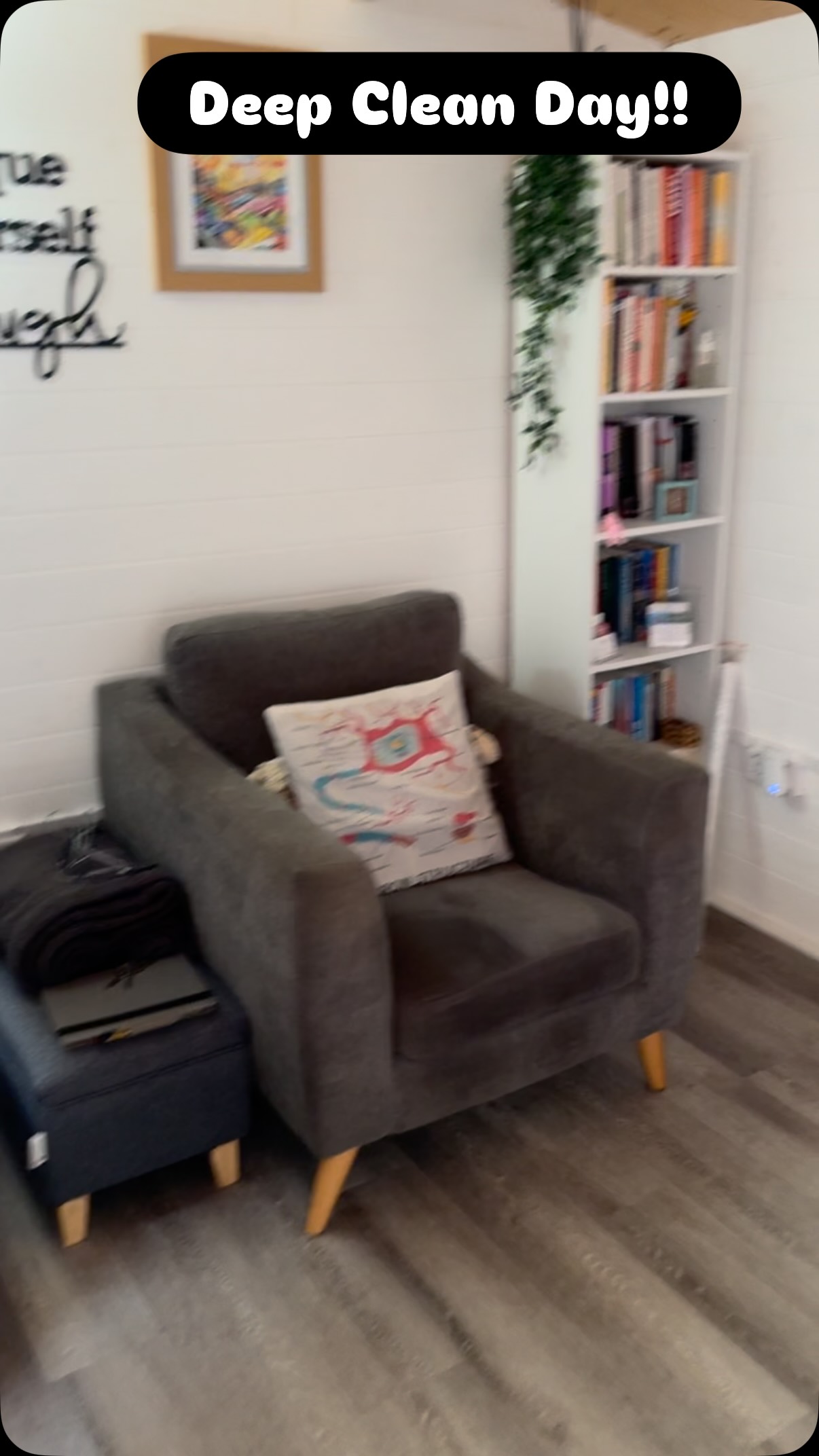 Counselling room has had a deep clean and ready for clients today