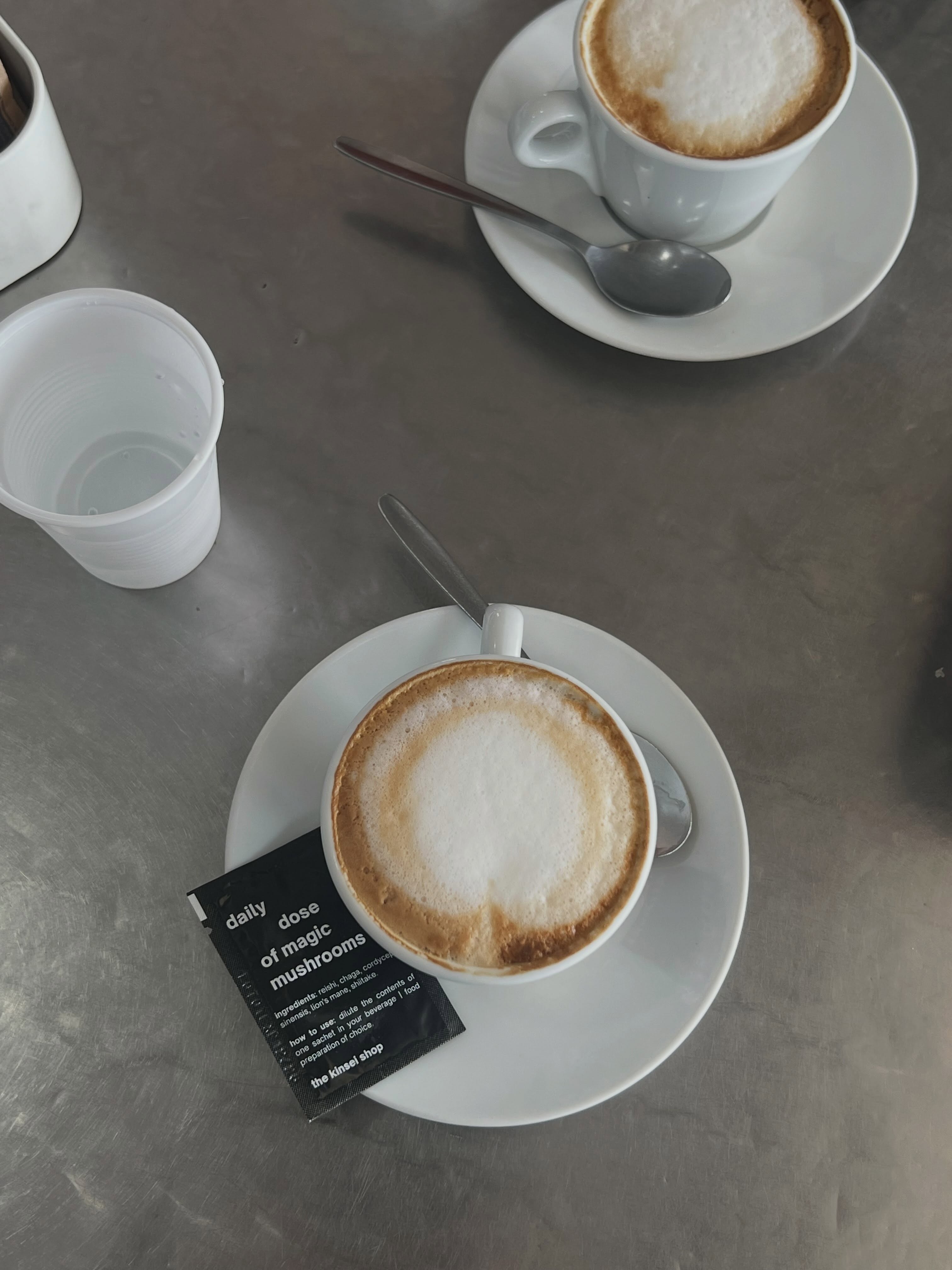 Cappuccino with mushrooms please