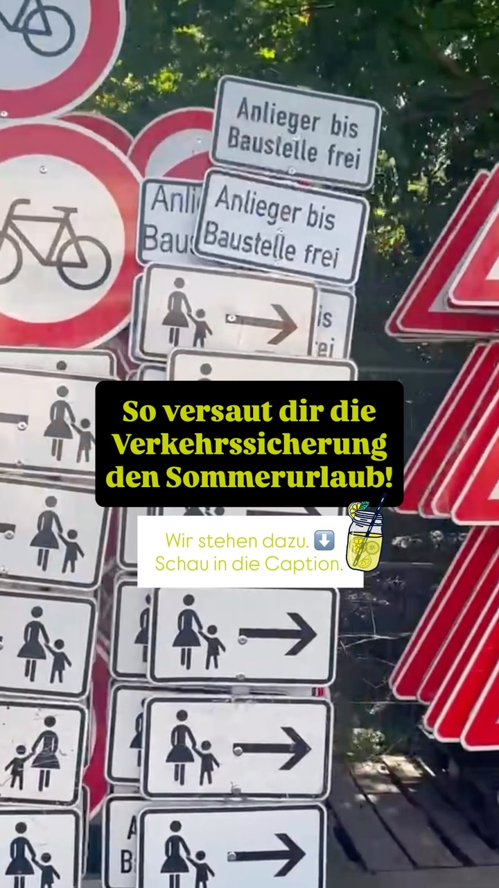 Während du in Flip-Flops Richtung Meer rollst und den Cocktail schon schmeckst, stehen wir in der prallen Sonne. Der Asphalt glüht und die Schilder stehen. Sommerzeit ist nun mal Hochsaison für Baustellen. 🚧
Aber warum ausgerechnet in den Ferien? Ganz einfach:
1️⃣ Weniger Berufsverkehr: Schont deine Nerven (und unsere).
2️⃣ Langes Tageslicht: Wir schaffen richtig was weg.
3️⃣ Perfektes Zeitfenster: Großprojekte brauchen Platz und Zeit.
Klar nervt der Stau vor dem Urlaub. Aber ohne sichere Verkehrsführung läuft hier gar nichts. Denk einfach an den eiskalten Drink, der am Ziel auf dich wartet. Cheers auf sichere Straßen in Hessen! 🥂