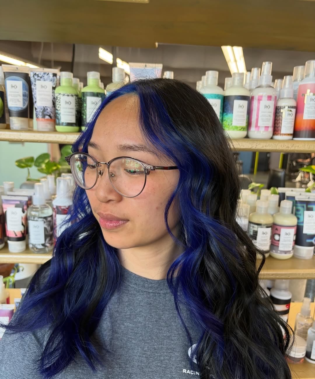 Touched up her blue peekaboo 🧿