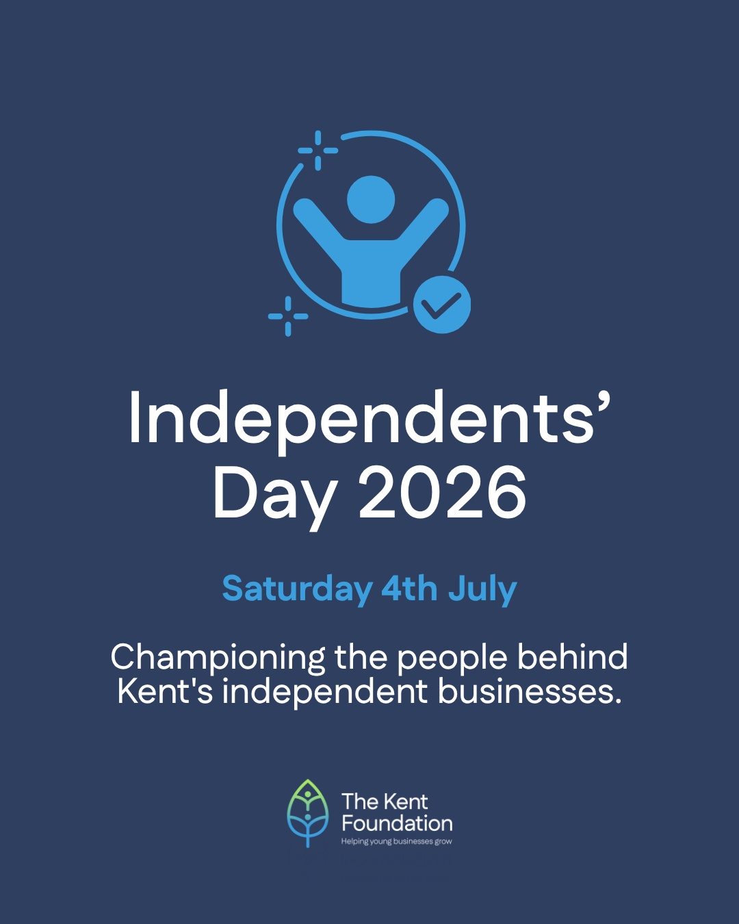 It’s Independents’ Day UK 💡
A day to celebrate the independent businesses that bring energy, ideas and character to our communities.
At The Kent Foundation, we’re proud to support over 170 businesses across Kent.
Here’s to the people building something of their own 💙
#IndependentsDayUK #SupportSmallBusiness #TheKentBusiness #ukindieday