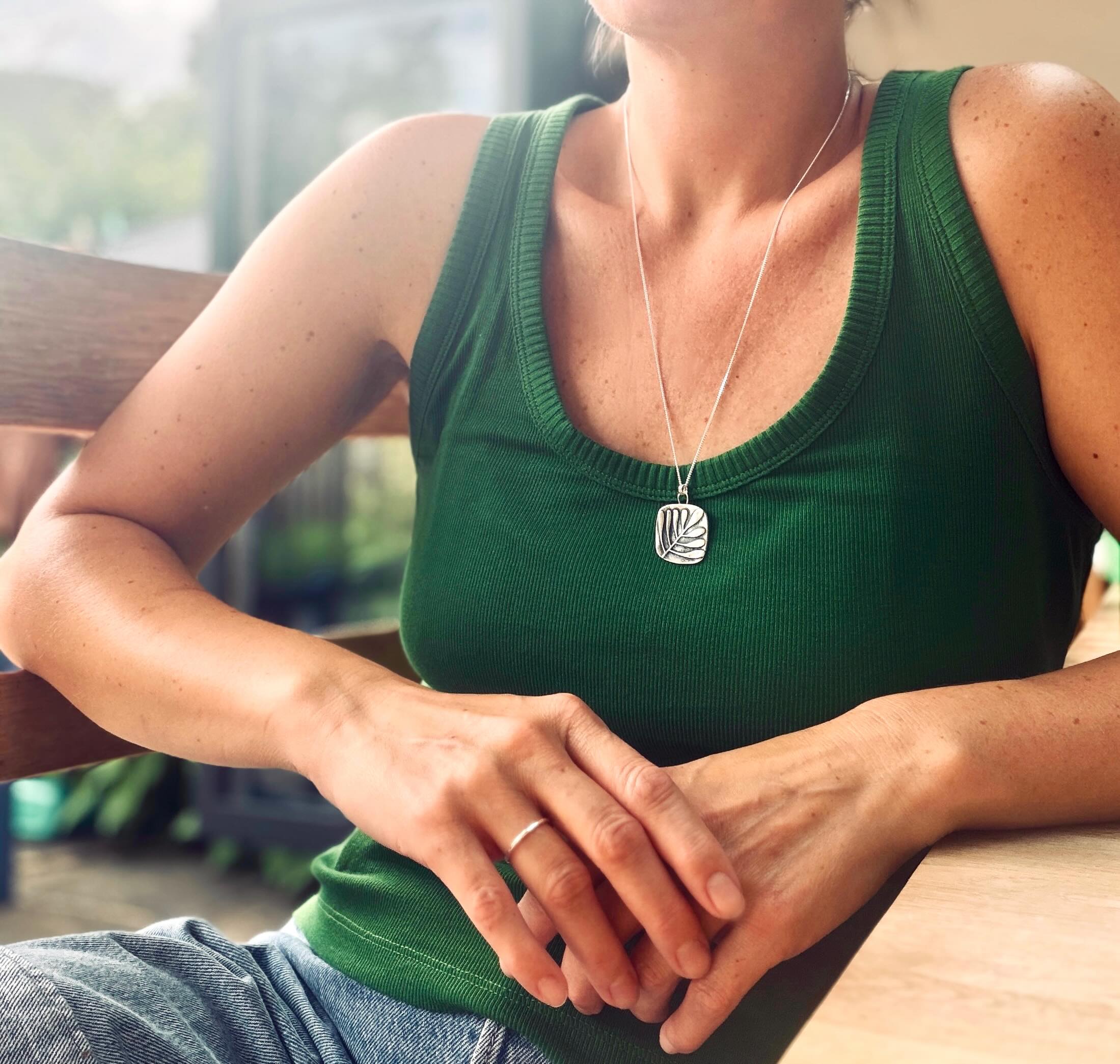 ✨ NEWBIE! ✨
Brand new arrival at @magicinthegrass ….
This handmade Silver necklace features a sprig of coral. It’s for the wild hearts who appreciate salty skin. Those who carry pockets full of shells, hair tangled by the sea breeze, and a heart that always finds its way back to the ocean...