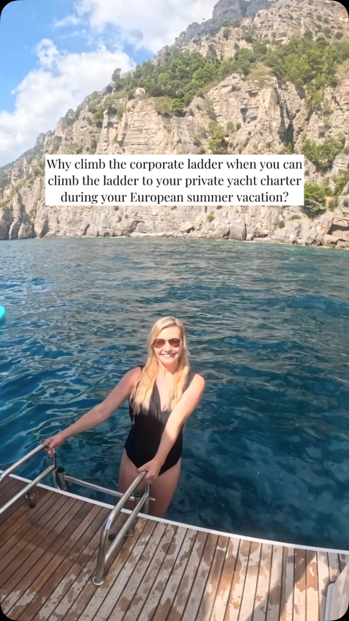 Some ladders lead to meetings. Others lead to vacation days like this.
If a private yacht charter has been on your travel wish list, we’d love to help make it happen!
From choosing the right yacht to designing an itinerary that matches your travel style, we’ll help you plan an experience that’s completely customized to you.
Whether you’re celebrating a milestone, planning a family vacation, or traveling with friends, we can arrange vetted yacht charters throughout the Mediterranean, Caribbean, French Polynesia, & beyond.
Comment YACHT & we’ll help you start planning!
#amalficoast #yachtcharter #luxurytravel #travelcouple #europeansummer