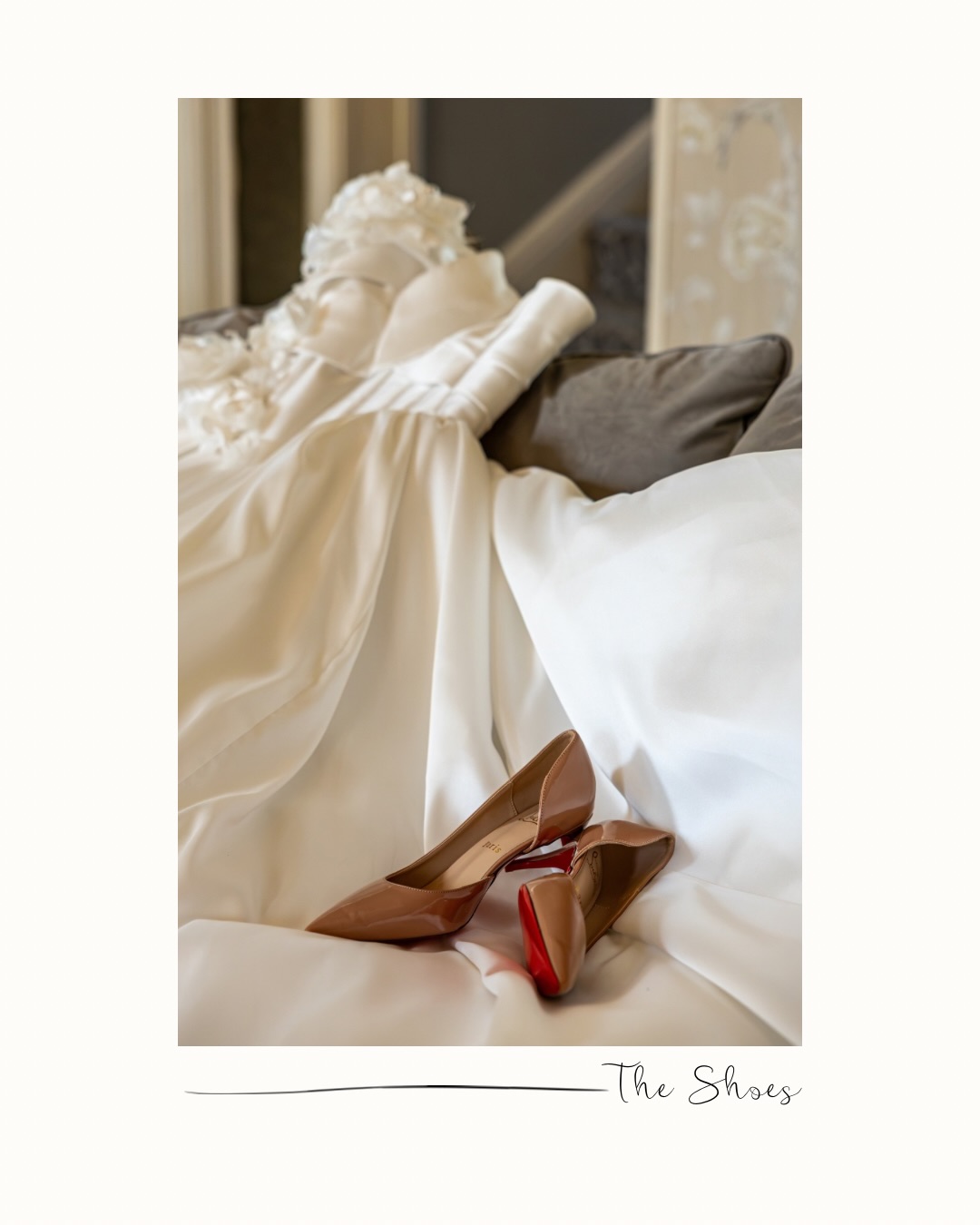 Can we talk about these shoes for a second? 👠
Red bottoms peeking out from under all that silk — the most iconic “something new.” Worth every step down the aisle.
Midlands wedding photographer
Leicester wedding photographer
Wedding shoes
#WeddingShoes #Louboutin #BridalStyle #TheShoes #SoleMate
Photographer - @onemoment.uk
Organisation - @amelieivy_
Venue - @kelhamhouse
Model couple - @foreverlaurenandjames
MUA - @lexiewsmithmakeup
Hairstylist - @abbeyprestonhair_
Musican - @dovestringsmusic
Decor - @thestylingshedltd
Cake - @vvtbakes
Stationery - @thoughtfullywildstudio
Bridal gowns - @innocentiauk
Suit - @blidworthmenswear
Bridal Bouquet - @making_itforyou
Giant flowers decor - @grandiflorauk