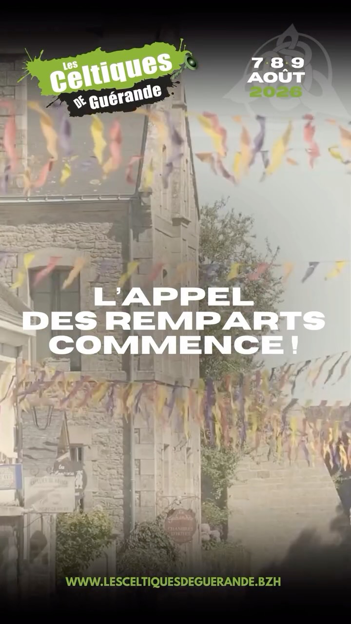 J - 37
Ça y est le compte à rebours des Celtiques est lancée !
#LCDG2026
#lesceltiquesdeguerande #guerande #villedeguerande #festival
Crédit vidéo - Goueliou Briezh / Yuna Gaultier de Kermoal
