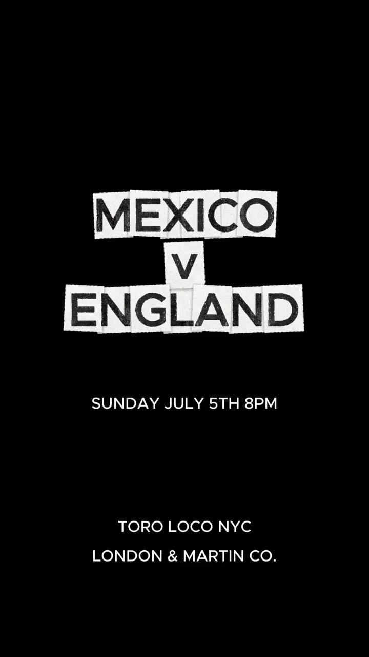Tacos vs fish & chips. Mexico vs England. Fidi, pick a side 👀🌮🐟🍟
The real question: are you riding with Toro Loco NYC or London & Martin Co.?
One match. Two cravings. Plenty of opinions, See you all Sunday ⚽️
#fidi #toroloconyc #londonmartin