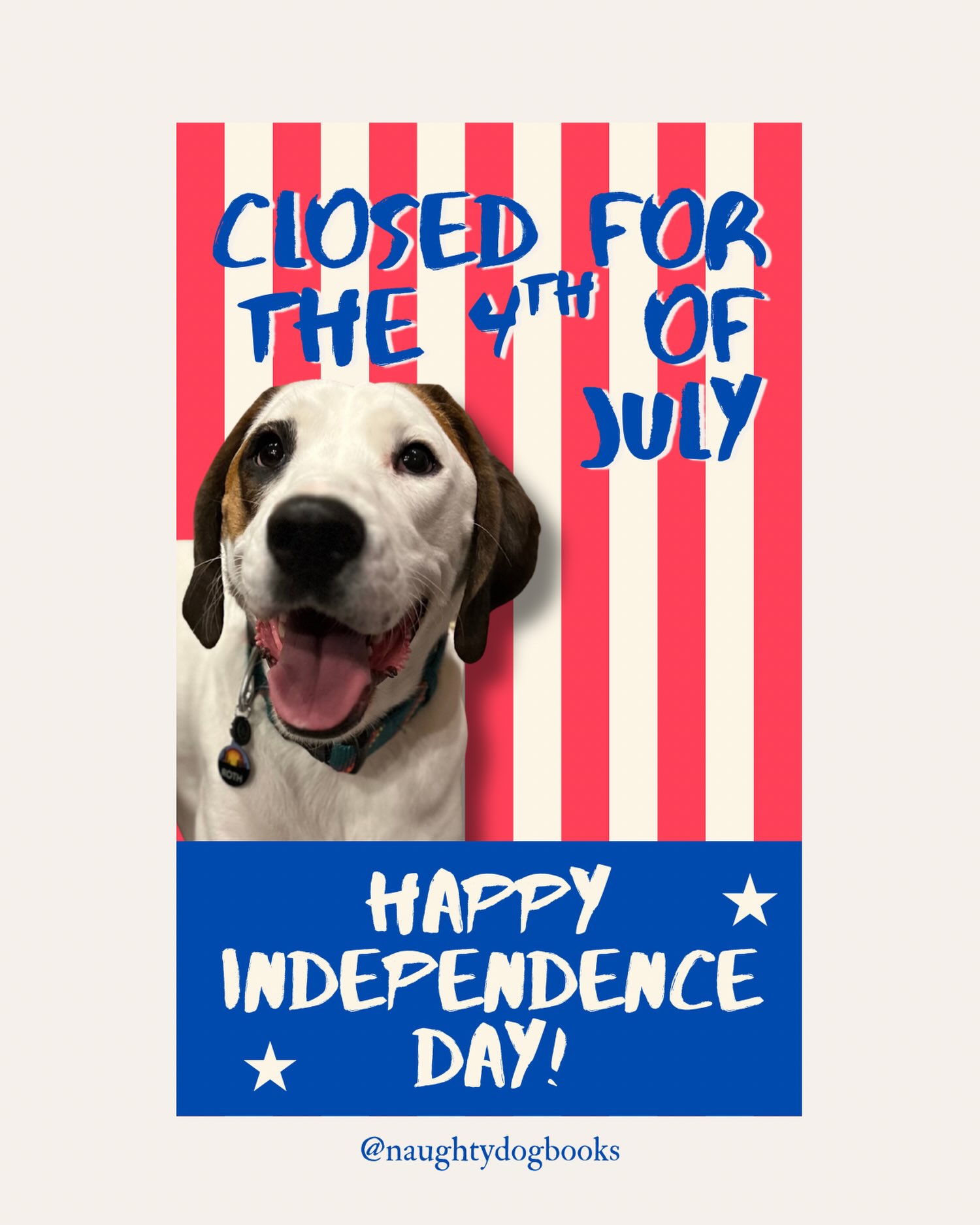 Stop by today and pick up your holiday weekend reads because we will be CLOSED tomorrow for the 4th!šŗšø
Hope everyone stays cool and Happy Independence Day!š