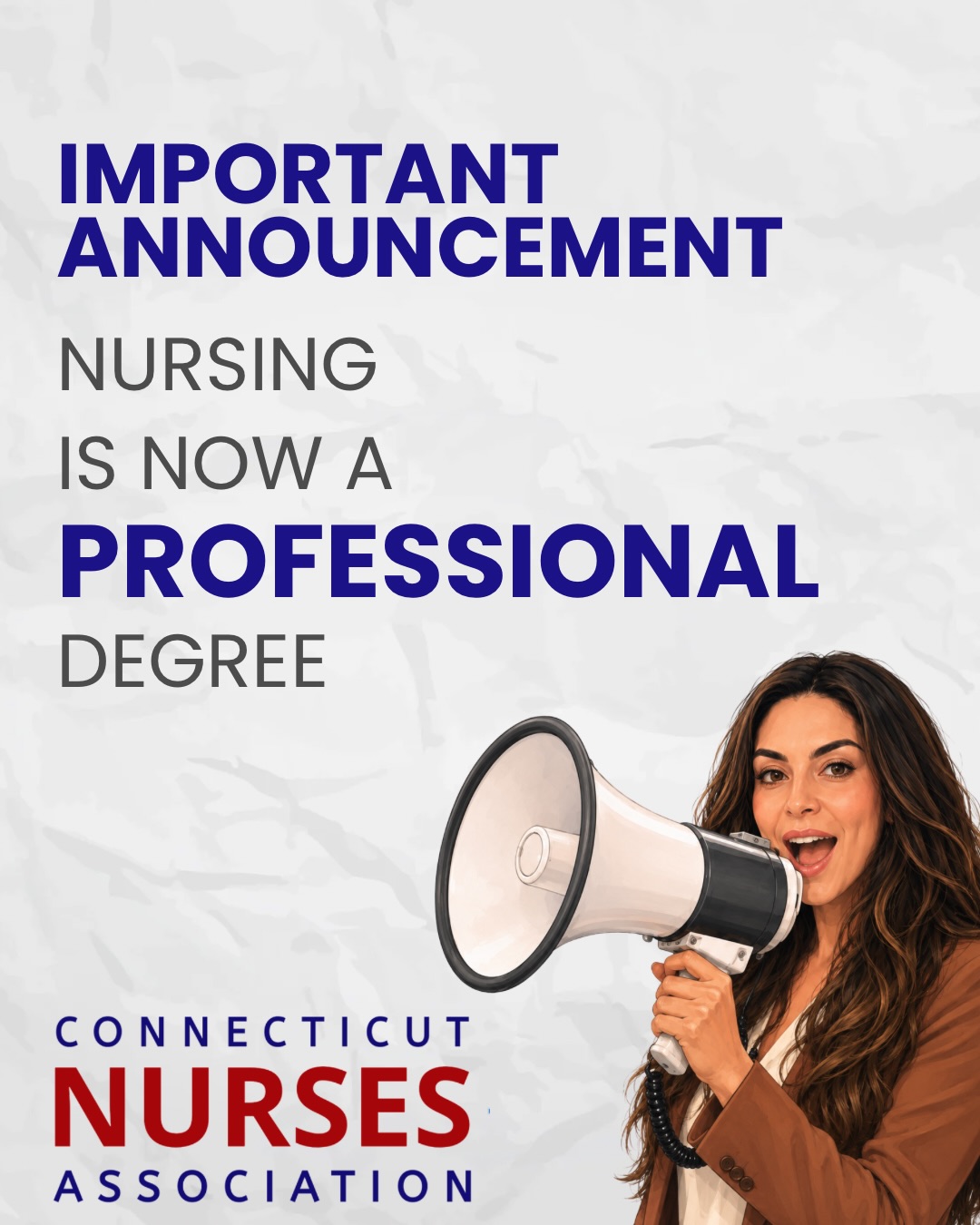 Nursing is now recognized in the professional degree category for federal student loan limitsā¦for now.
This includes MSN, DNP, and DNAP programs. The current interim list does not include PhD in Nursing.
Nursing organizations and nurses across the country pushed back, and nursing was heard!! šŖ
There is power in numbers and nurses need to fight together.
Advocacy is not extra. It is how we protect our education, our practice, our workforce, and our patients.
Join @ctnurses . Advocate with us. Every nurse has a role.
Go to CTNurses.org
#CTNurses #NursingAdvocacy #NursesLead #GraduateNursing MSN DNP DNAP