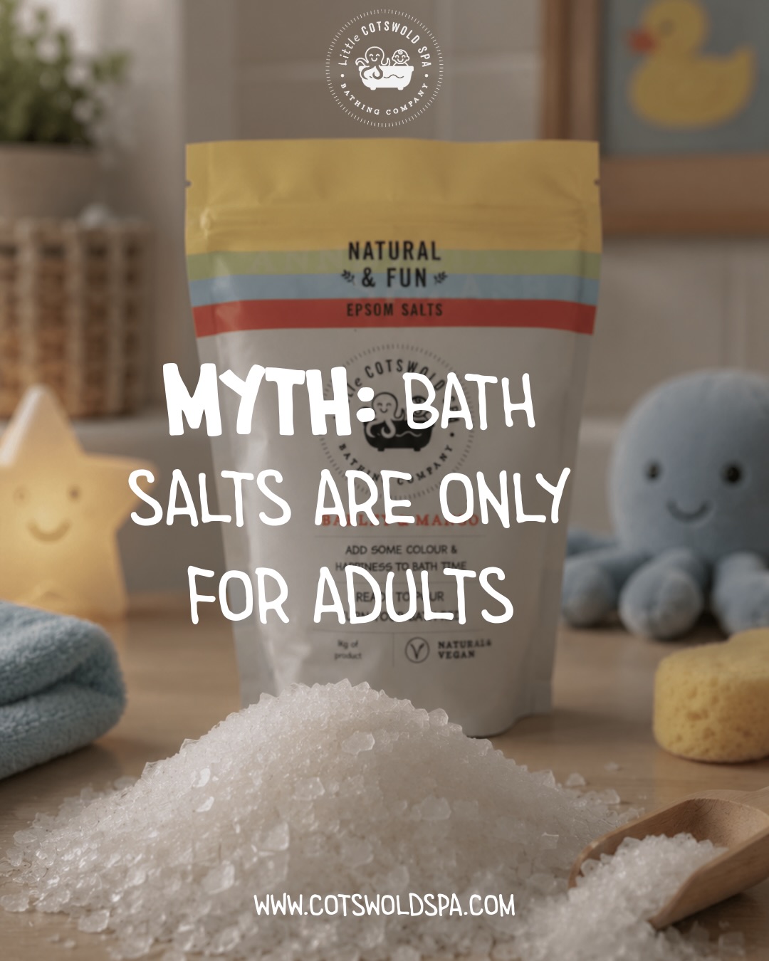MYTH vs FACT 💙🛁
Myth: Bath salts are just for adults.
Fact: Gentle, fragrance-free Dead Sea Salts can be part of a relaxing bath routine for children.
Naturally rich in Dead Sea minerals, our Little Cotswold Spa bath salts are designed to make bath time a calming, enjoyable part of your little one’s evening routine.
Simple ingredients. Gentle bathing.
#deadseasalts #bedtimeroutine #skincare #magnesium