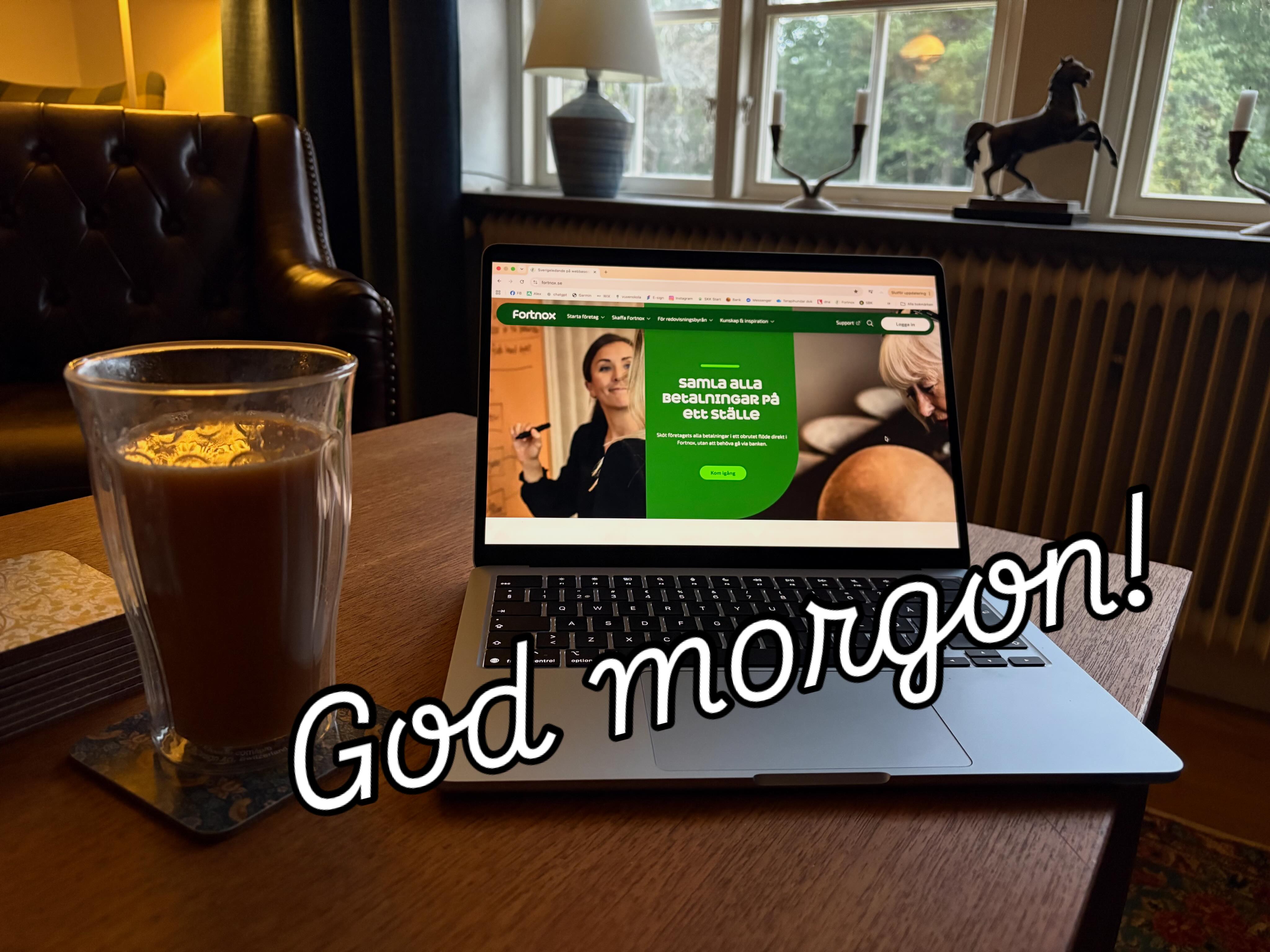 05.40. Ny dag nya möjligheter. Jag börjar min dag till frukost, när börjar du? Eller du har semester och bara njuter av ledighet? #nydagnyamöjligheter #jobbatidigt #brastartpådagen #nukörvi #levadrömmen
