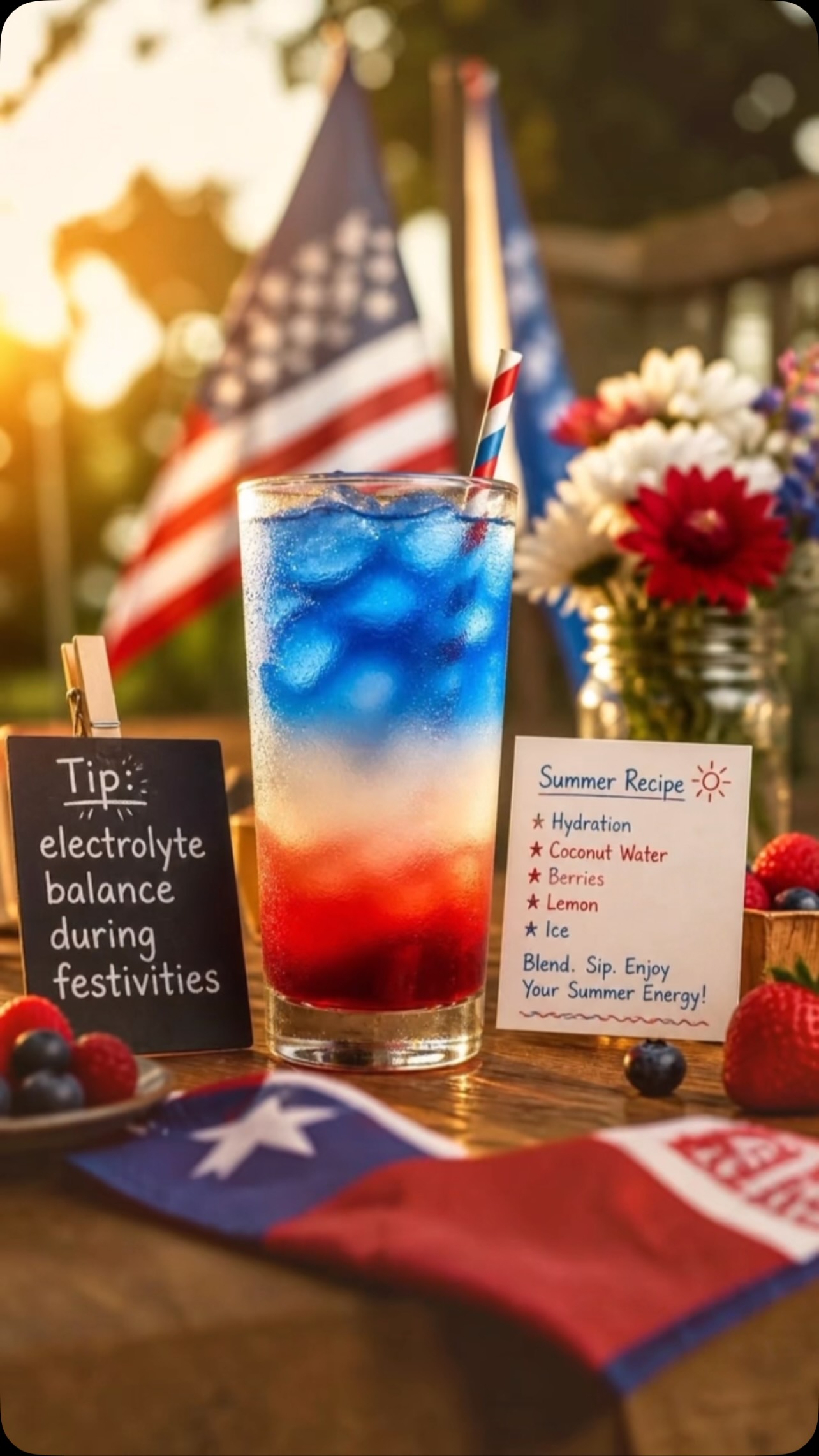 Celebrate summer with a patriotic red-white-blue juice that’s as refreshing as a fireworks finale! Here’s one simple tip: balance electrolytes by adding a pinch of sea salt or a splash of coconut water to your blend — it helps replace sodium and potassium you lose while celebrating outdoors. Want seasonal recipes and science-backed benefits like faster nutrient absorption? Visit https://wix.to/FRLaGRJ for family-friendly recipes and easy swaps. Which color would you sip first? 🇺🇸🍓🥥 #SummerHydration #JuiceTips #HealthyCelebrations #MyJuiceJourney