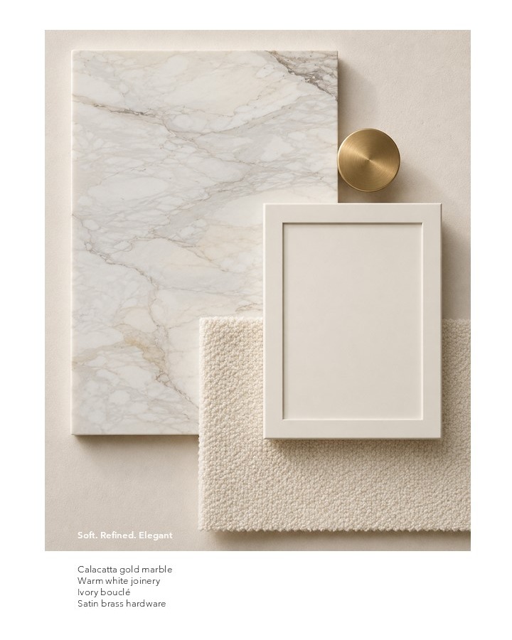 Materials create a feeling, not just a look. The real question isn't which palette is more beautiful - it's which one reflects the way you want your home to feel.
Mood 1 - light, sophisticated and quietly luxurious.
Mood 2 - cocooning, relaxed and connected to nature.
#oliivestudio #oliive_studio #moodvsmood #interiordesign