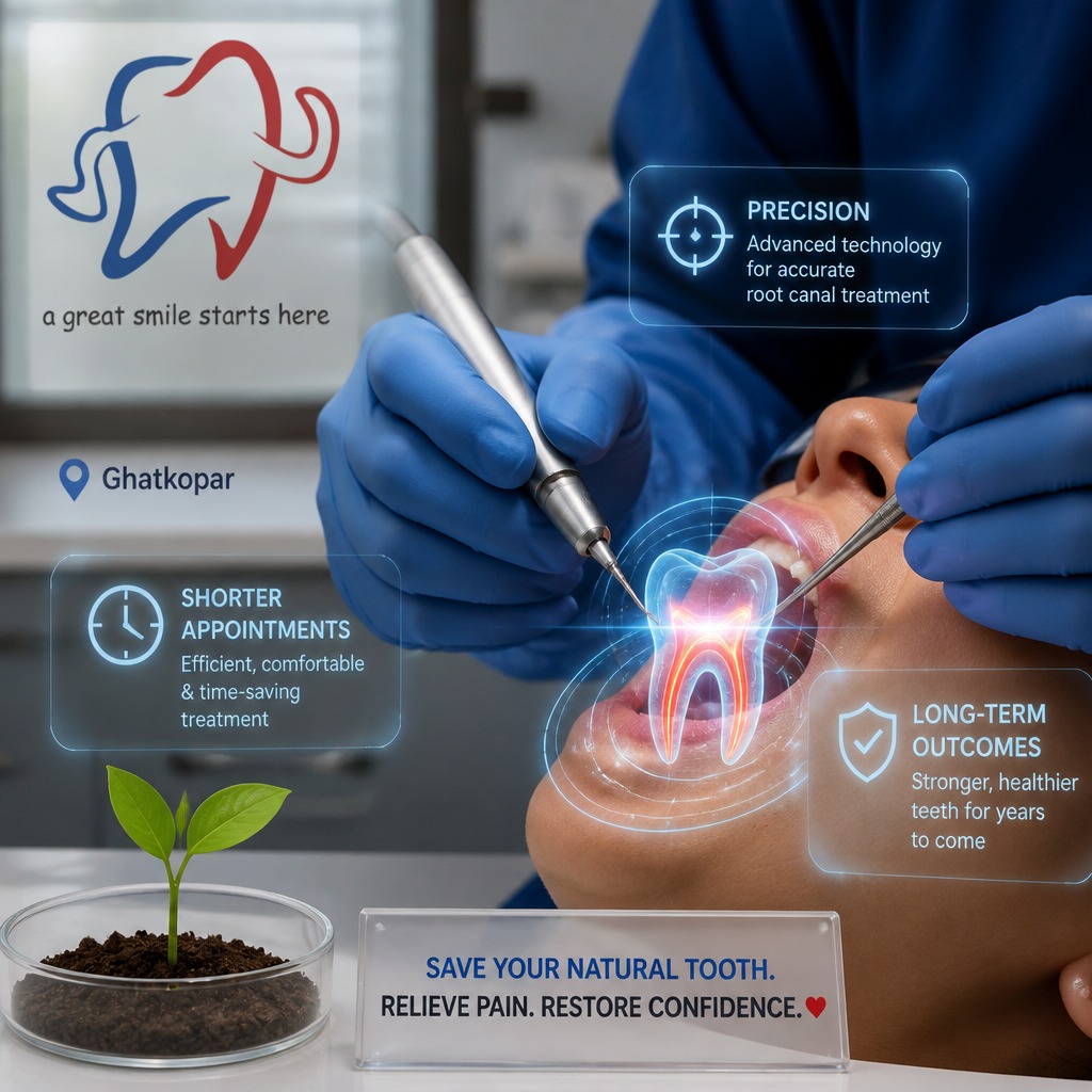 At Evershine Dental Clinic in Sindhu Wadi, Ghatkopar East, we simplify modern root canal and restorative care so you can make confident choices. Dr. Deepali Bhanushali and our team use precise techniques and gentle technology to reduce appointment time, improve comfort, and deliver lasting results. Curious how treatment feels or which option fits you best? Tap through the carousel for clear, patient-friendly answers and real benefits. Link in bio to learn more and book a consultation — we’re here for your smile. 😊🦷✨
What question should we answer next? Tell us below.
#Ghatkopar #MumbaiDentist #RootCanalCare #EvershineDental #DentalHealth #SmileCare #DrDeepaliBhanushali #ComfortFirst