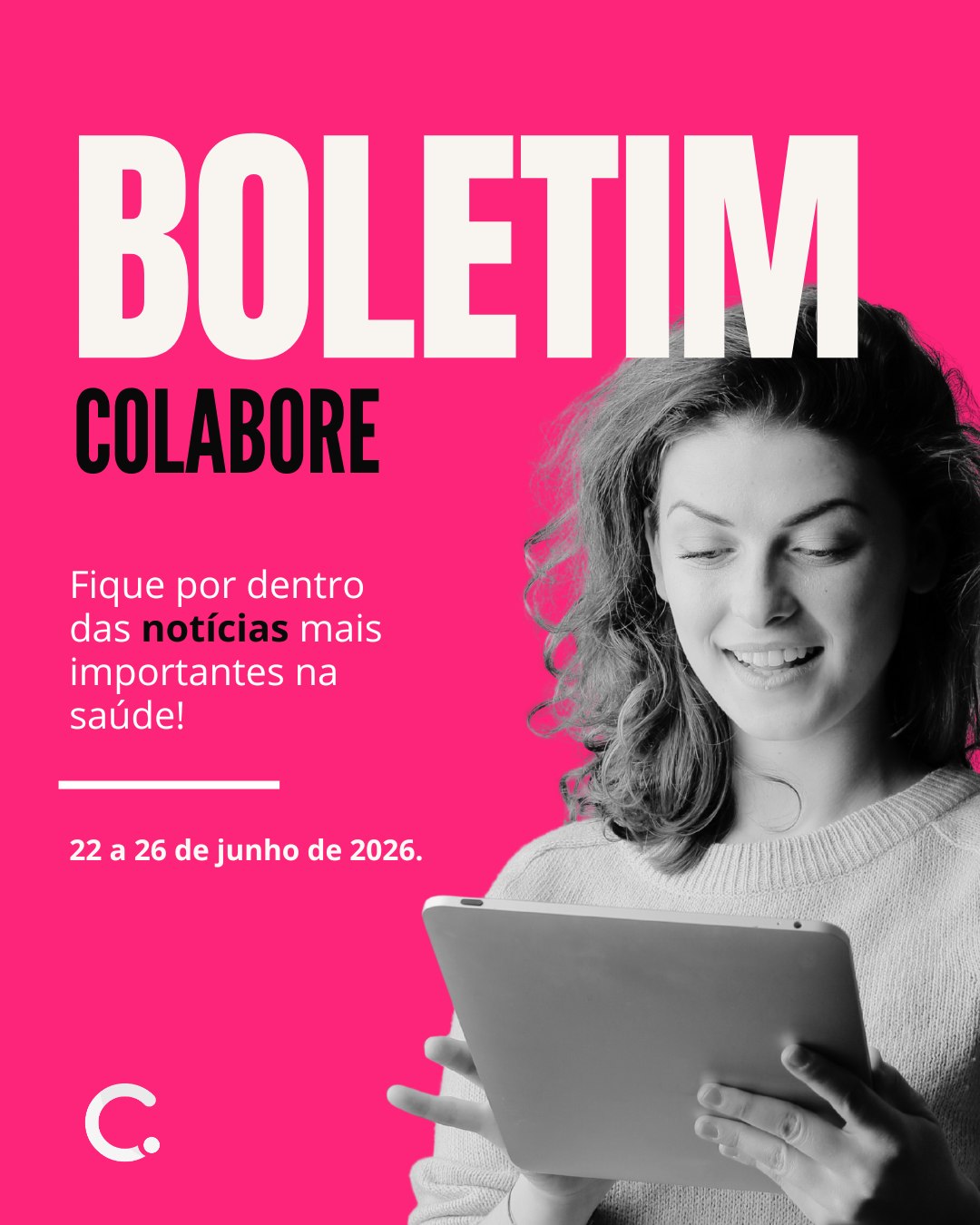 🌟 Seu boletim semanal chegou! E de cara nova!
Confira o resumo da semana com as principais novidades da saúde que estão movimentando o Brasil.
👉 Arraste para o lado e saiba mais.
#menopausa #saúdedamulher #câncerdemama #imunização #TNN $Testedopezinho #AME #doençasrespiratórias #câncer #LGBTQIAPN #hidradenitesupurativa #ANS #SUS #Inovaçãoemsaúde #BoletimColabore