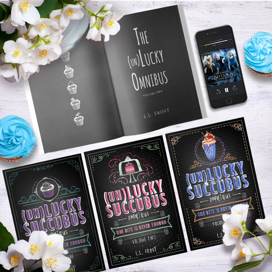 The (un)Lucky Succubus Series all boxed up for the ultimate binging experience!