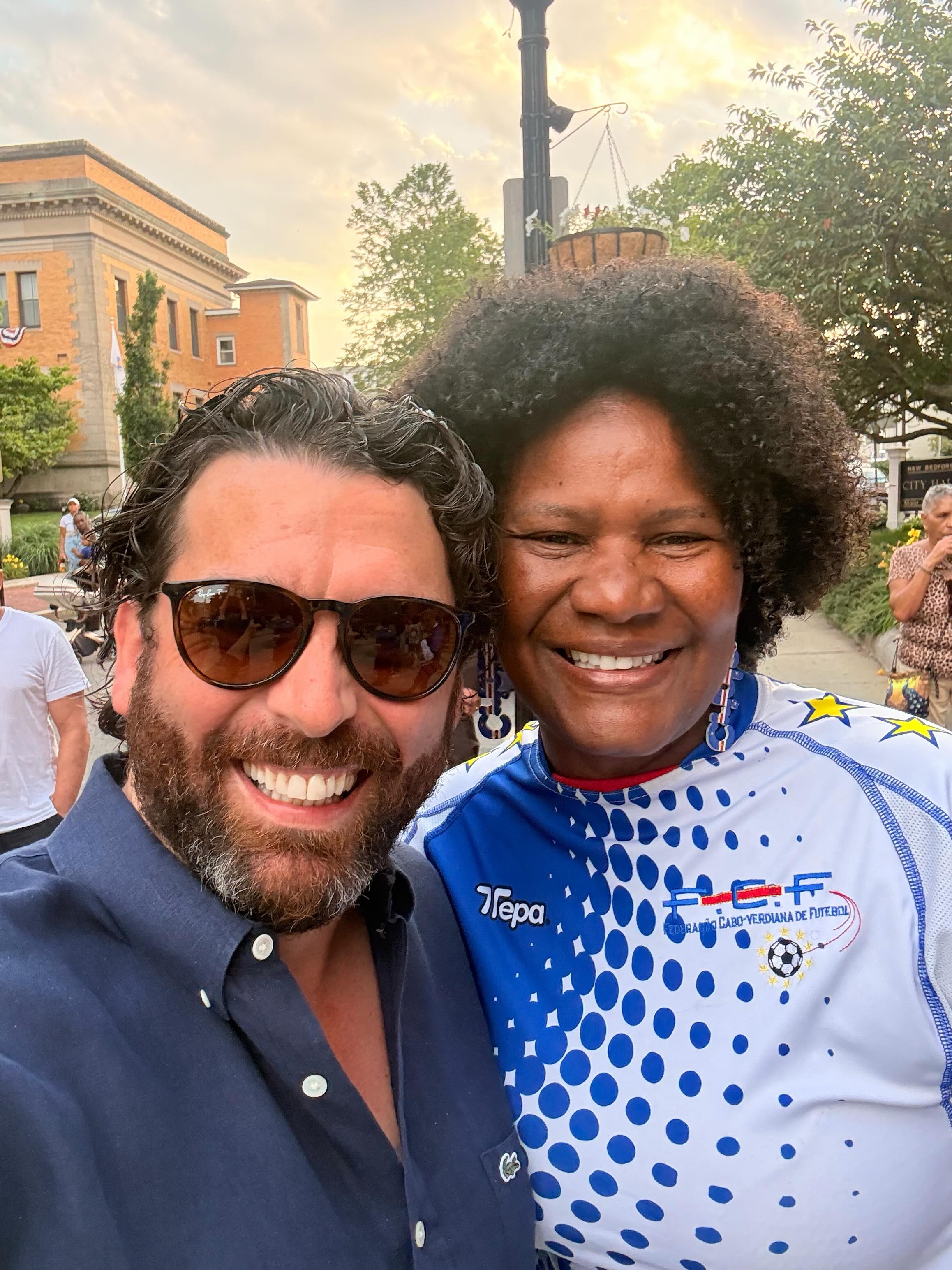 Thank you to the Cape Verdean Recognition Committee for hosting this evening’s Flag Raising Ceremony to kick off Cabo Verdean Recognition Week. It was an honor to celebrate with our community. 💙
— James