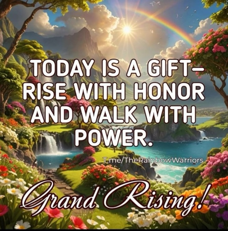 Grand Rising one & all❤️💛💚🖤