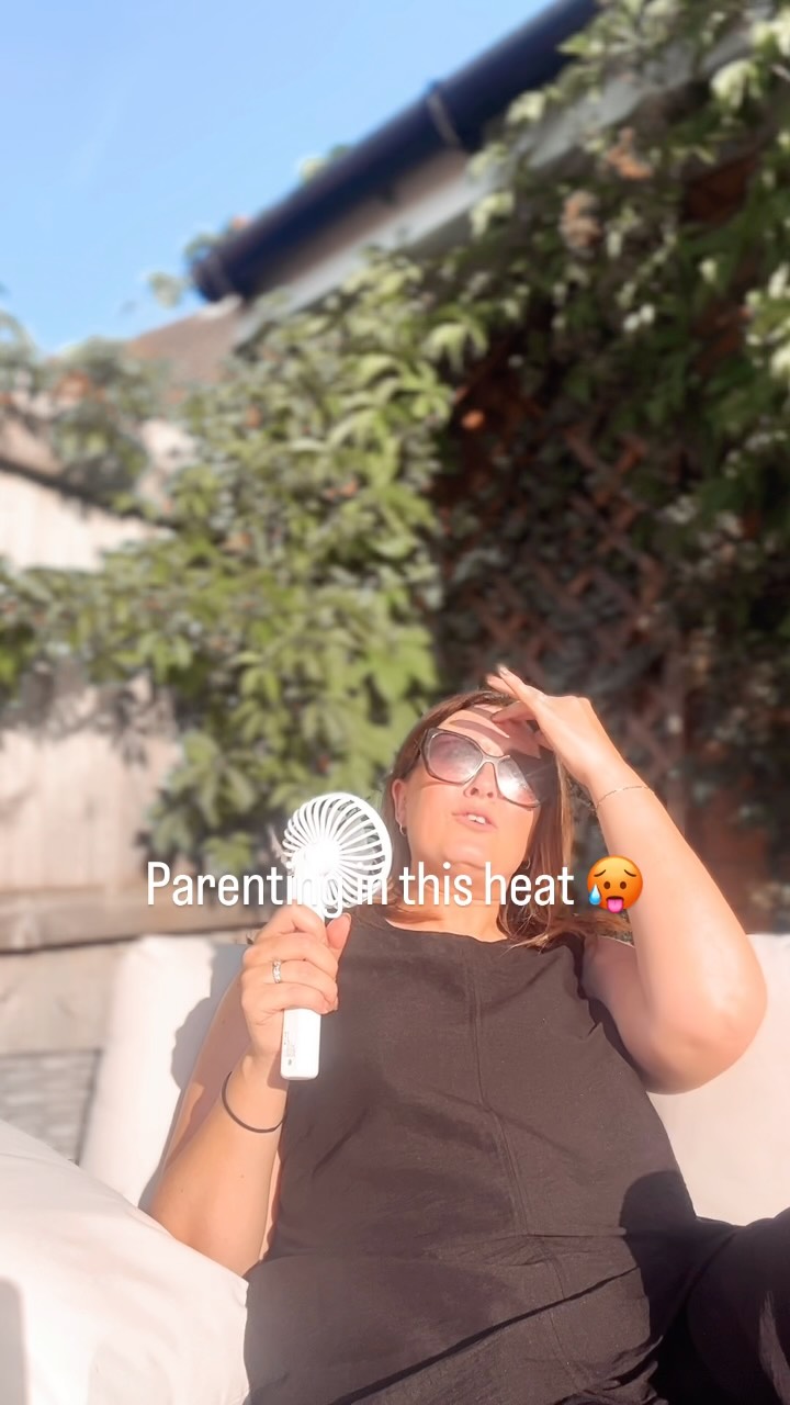 Whoever said “enjoy the sunshine” clearly wasn’t parenting in it
I don’t know who’s struggling more… me, the kids, or the underboob sweat 🥵
#parenting #relatable #heatwave