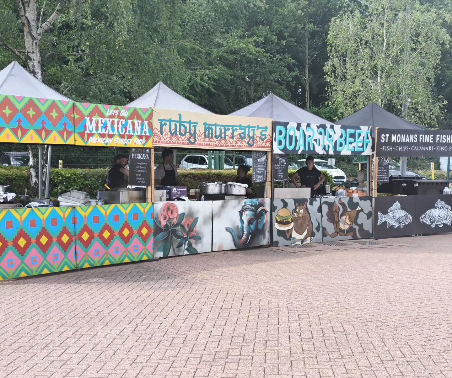 11 Let's Go stalls out yesterday
7 at Rugby Schools 1567 leavers celebration and 4 at Refreshco Derby for their summer party
(Ended up too busy for a good photo of the 7 units)
