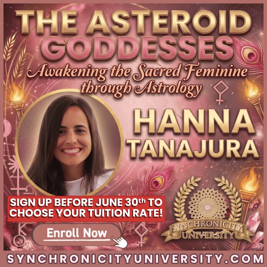 Last call! ✨
We're down to the final days to join my 5-part course on the Sacred Feminine in Astrology through the wisdom of the goddess asteroids: Ceres, Juno, Pallas Athena, Vesta and Hygeia.
💜 Register by June 30 and each class is only $5! That's an incredible opportunity to dive into these powerful archetypes.
Together we'll explore mythology, astrology, chart interpretation, historical examples, guided meditations, rituals, and experiential practices that help you truly connect with these goddesses, not just intellectually, but through the heart.
These archetypes illuminate themes of love, healing, wisdom, creativity, devotion, empowerment, and transformation, while helping us reclaim the feminine wisdom that has so often been forgotten.
✨ Link in bio to learn more and register. I'd love to have you with us!