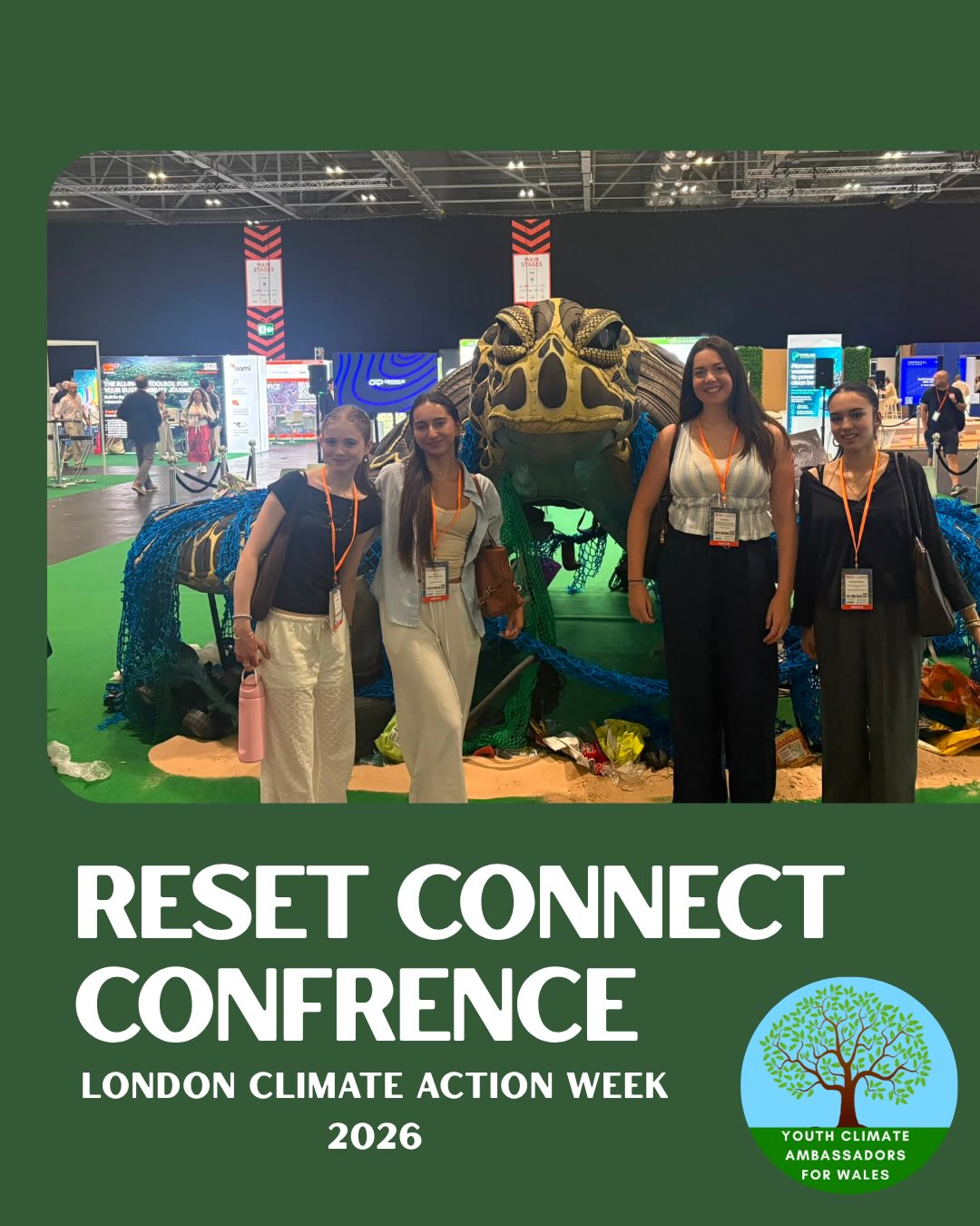 Earlier this week, some of our members had the amazing opportunity to visit the reset connect conference in London, as part of London Climate Action Week. We attended talks,asked questions to speakers and explored the large hall full of stalls displaying the latest advances in climate technology. It was incredibly warm during our time in London, which highlighted the need for strong action to be taken to reduce emissions. Outside of the conference hours, we explored parts of London using the tube, and had a lot of fun. #climate #climatecrisis #londonclimateactionweek #lcaw2026 #resetconnect