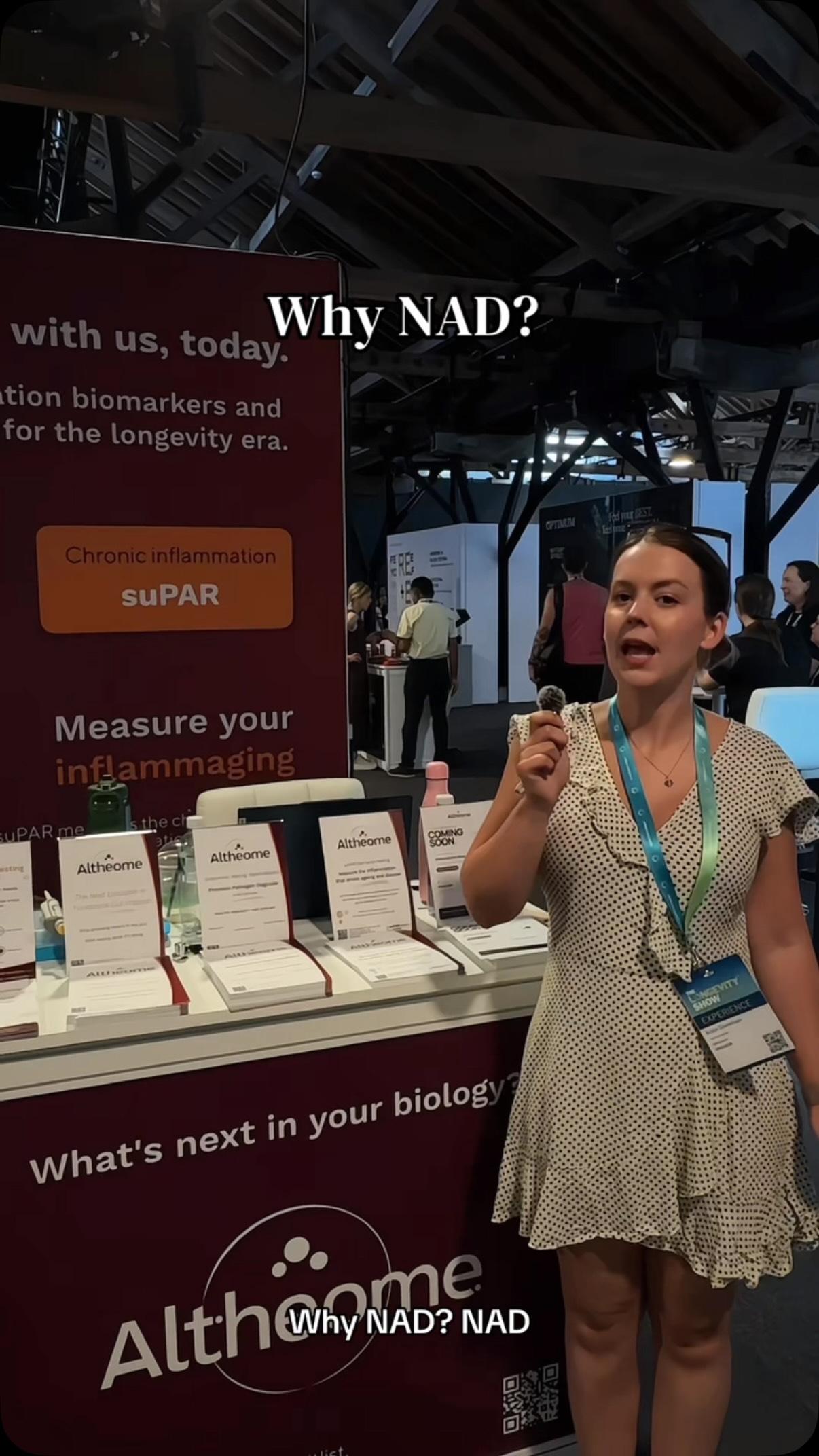 We asked @altheomeltd - why is NAD so important?
As a biomarker and proteomics specialist, Altheome are at the forefront of precision medicine.
Partnering with NADME, they provide a dual- metabolite test for NAD for at home and Clinic testing.
This is the most globally advanced method of analysing and measuring your NAD levels.
Weāre so excited to be so aligned on the importance of NAD+, keep an eye out for future updates
š
#longevity #longevityshow #wellness #nad #biohacking