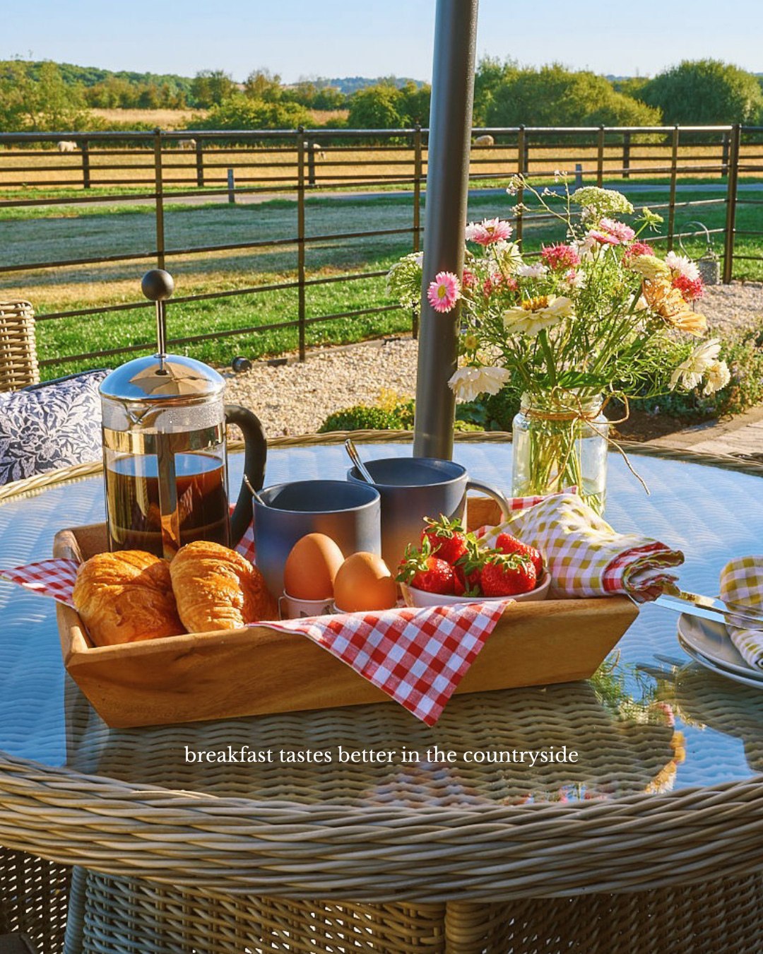 Breakfast in the countryside just hits differently ☀️
Slow mornings, fresh coffee, warm summer air and nowhere else to be. This is what summer stays at the barns are all about.
Book your summer escape now and make mornings like this your reality.
#luxuryholidaycottages #dogfriendlyholiday #cotswolds #countrysideretreat #staycation