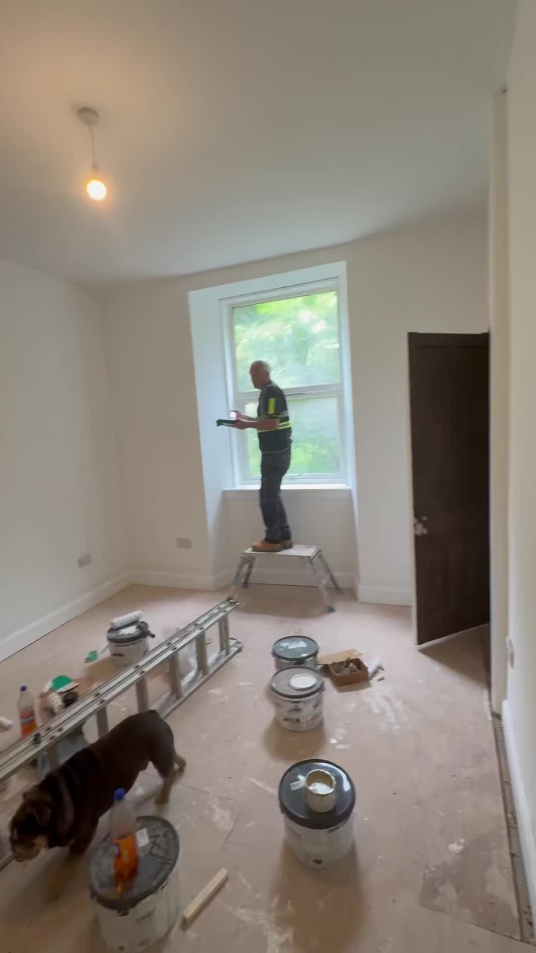 Flat renovation works moving along nicely getting closer to completion 💪