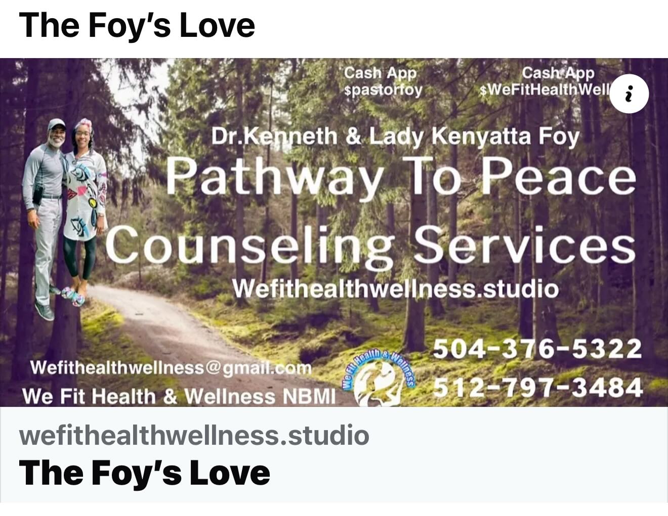 The Foy’s Love
https://www.wefithealthwellness.studio/post/the-foy-s-love