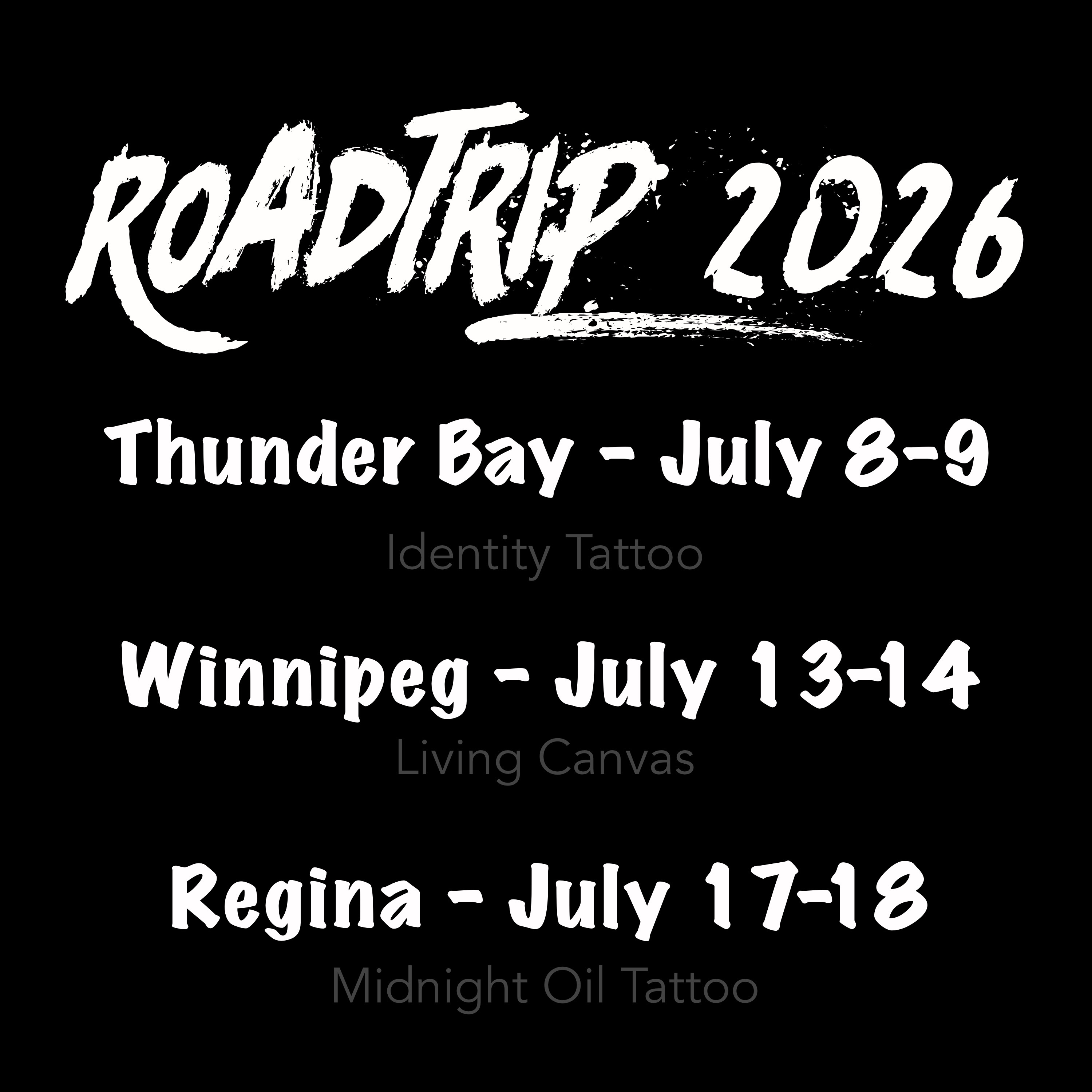 IM HITTING THE ROAD WITH @juliablackwidow.tattoo !! @identitytbay @living_canvas_tattoo @midnightoiltattoo We are splitting these dates so make sure to jump on the opportunity!!! #thunderbay #winnipeg #regina #tattoo #watercolortattoo