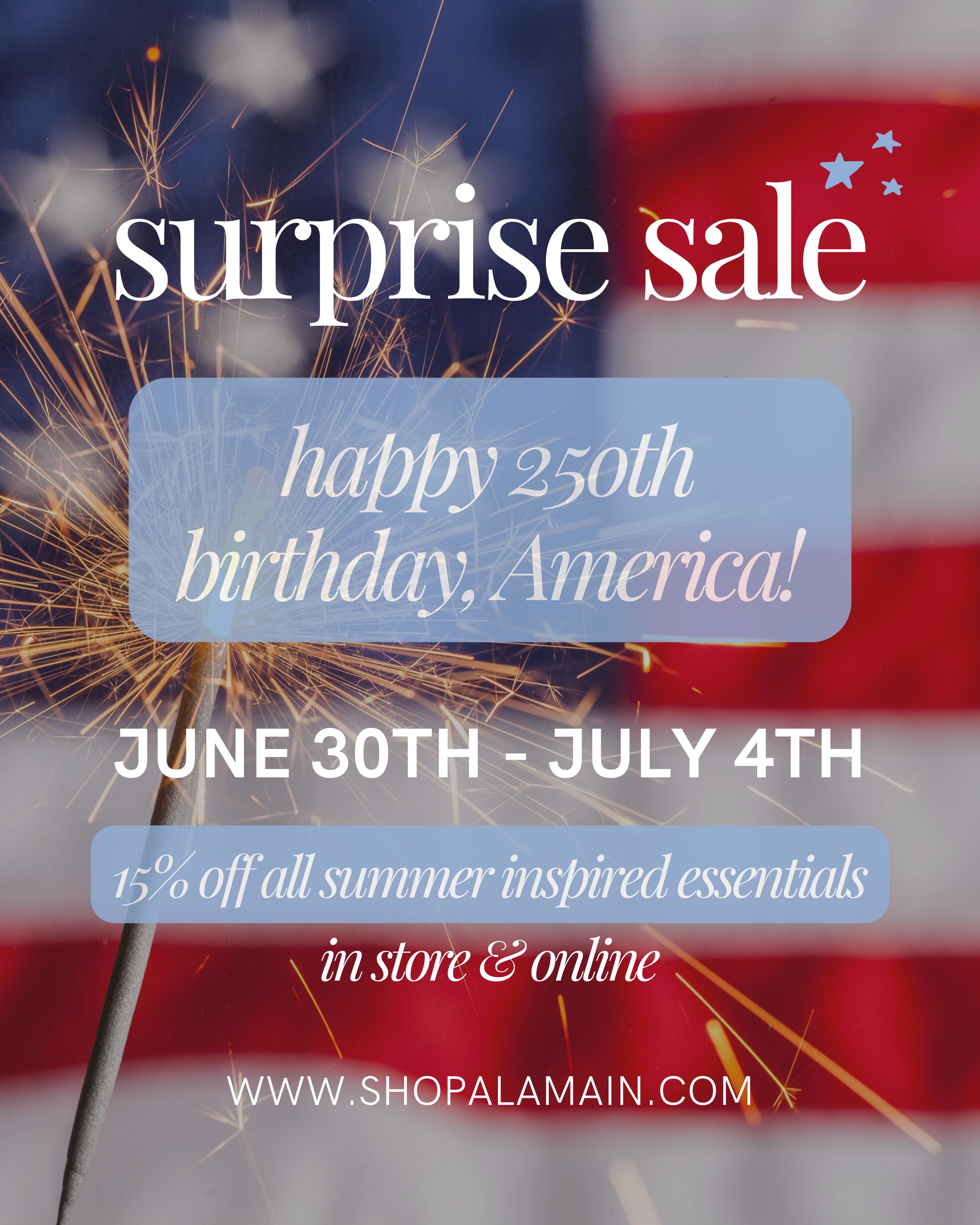 Let’s celebrate America! 🇺🇸 Shop our extensive collection of summer essentials - lots of great products added to carry you through summer! Skincare, sun protection, bug repellents, home items, wellness, hair care, pet care and summer fun! ☀️ Come in the store or place orders online through July 4th!