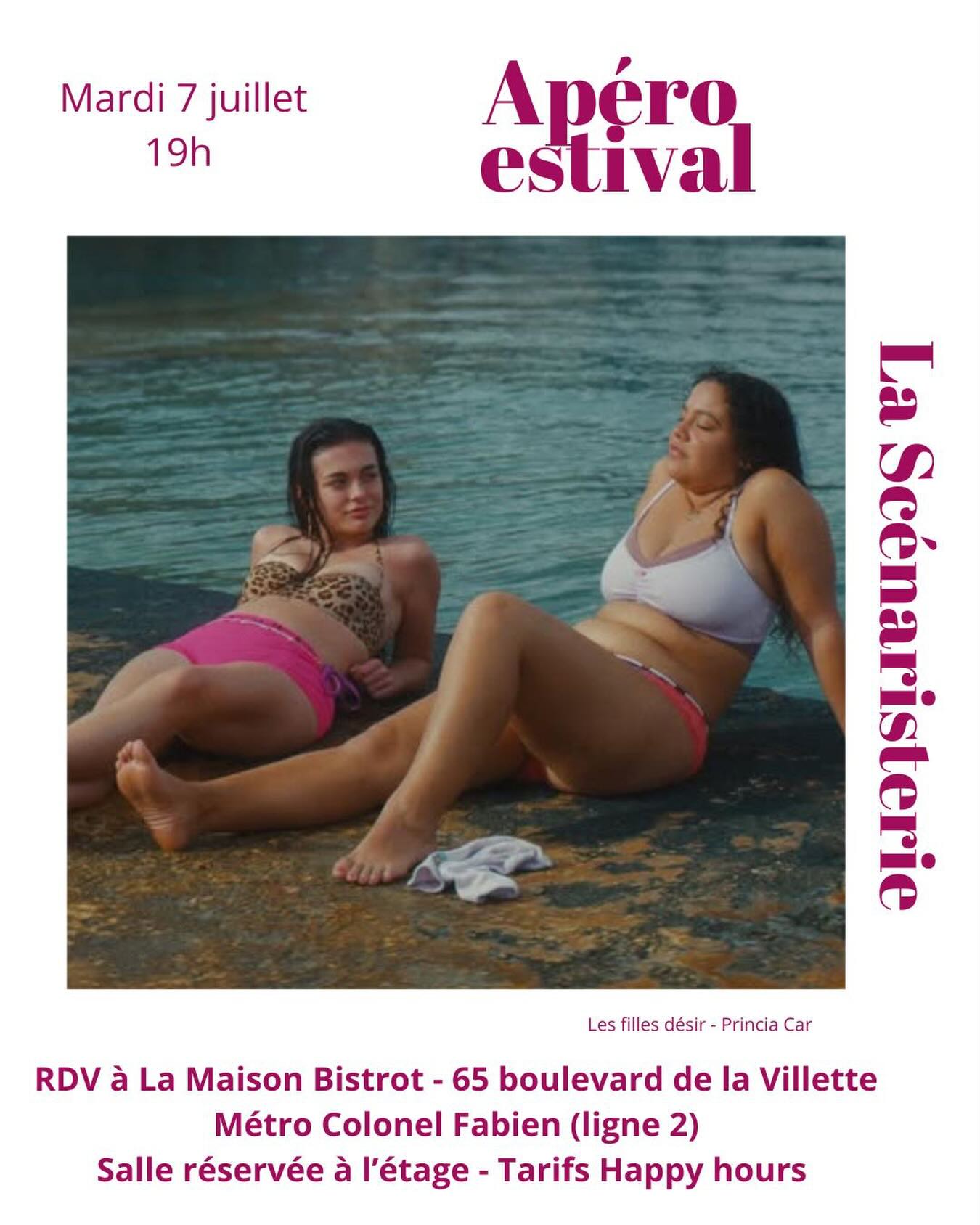 ☀️ L’APÉRO D’ÉTÉ de La Scenaristerie, c’est mardi 7 juillet !! Venez rencontrer les autres adhérent.es de l’asso et les membres du CA pour échanger autour de l’écriture, du foot ou de la météo 🔥 On vous attend nombreux.ses !