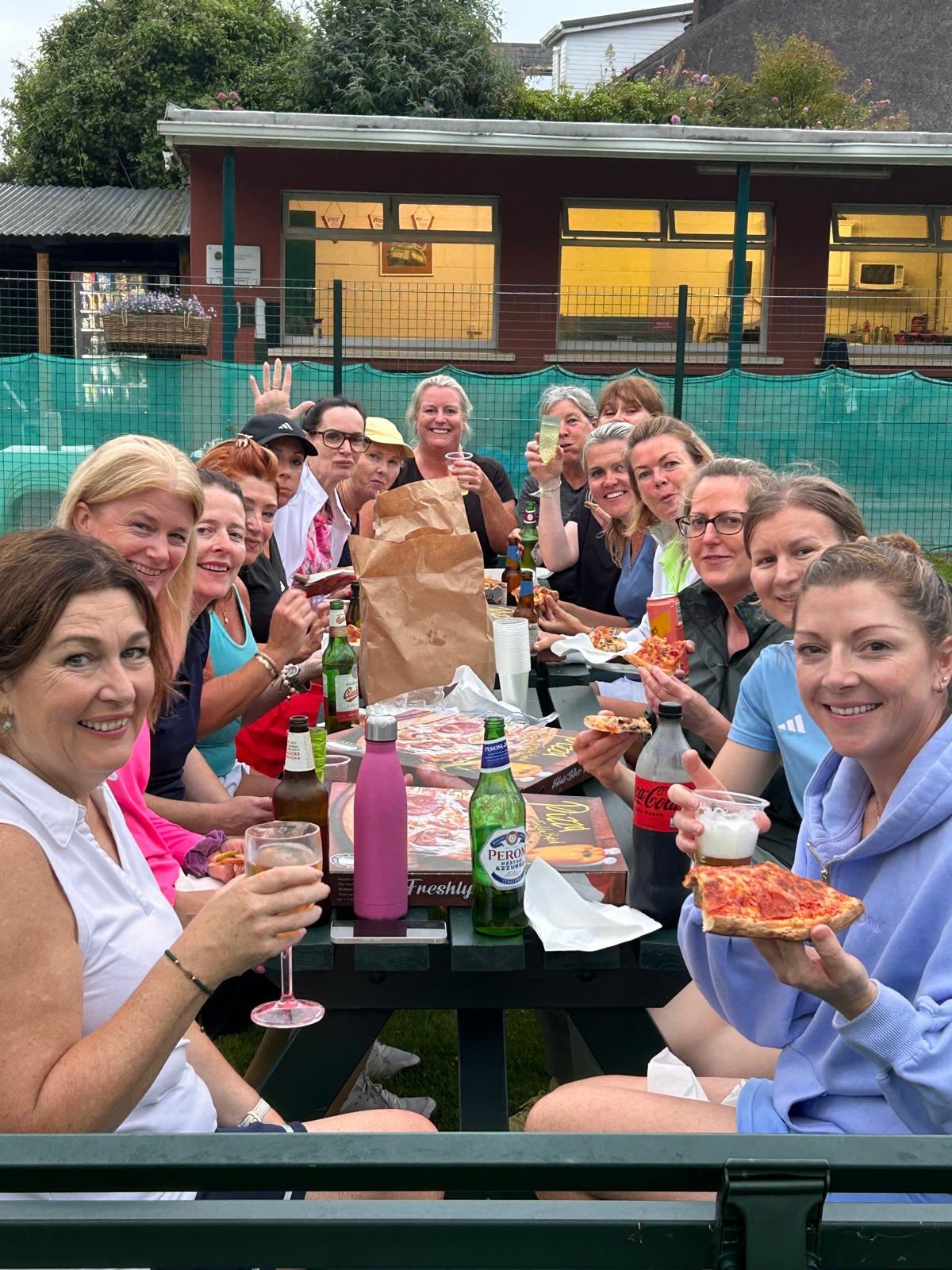 Pizza and Points ๐๐พ
No trophies tonightโฆ just slices, laughs, and the best company. From rallies on court to chats over pizza, this is what social nights are all about.
Girls just having fun. ๐โจ
#MonkstownTennisClub #PizzaNight #GirlsNight