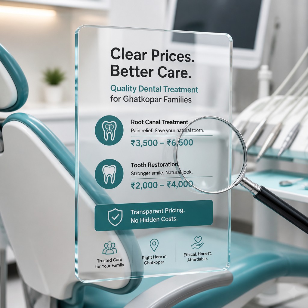 At Evershine, we believe quality dental care should feel transparent and within reach. Curious what a typical treatment investment looks like? A root canal plus restoration package can range depending on materials, but we always explain options and choose durable, biocompatible materials for long-term value. Implants, crowns and cosmetic treatments are planned around evidence-backed materials and realistic timelines, not shortcuts.
We also offer flexible payment options and phased treatment plans so you can prioritise health without sudden financial stress. Have questions about costs or what’s right for you? Book a consultation at our Ghatkopar clinic — we’ll walk you through clear estimates and personalised choices. Link in bio.
Visit us: Evershine Dental Clinic, Sindhu Wadi, Ghatkopar East, Mumbai. How can we help you feel confident about your smile today? 🦷✨ #GhatkoparDental #EvershineCare #MumbaiSmiles #TransparentCare
