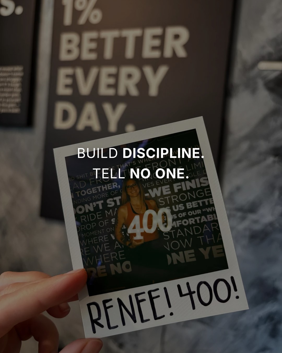 Tell no one.
