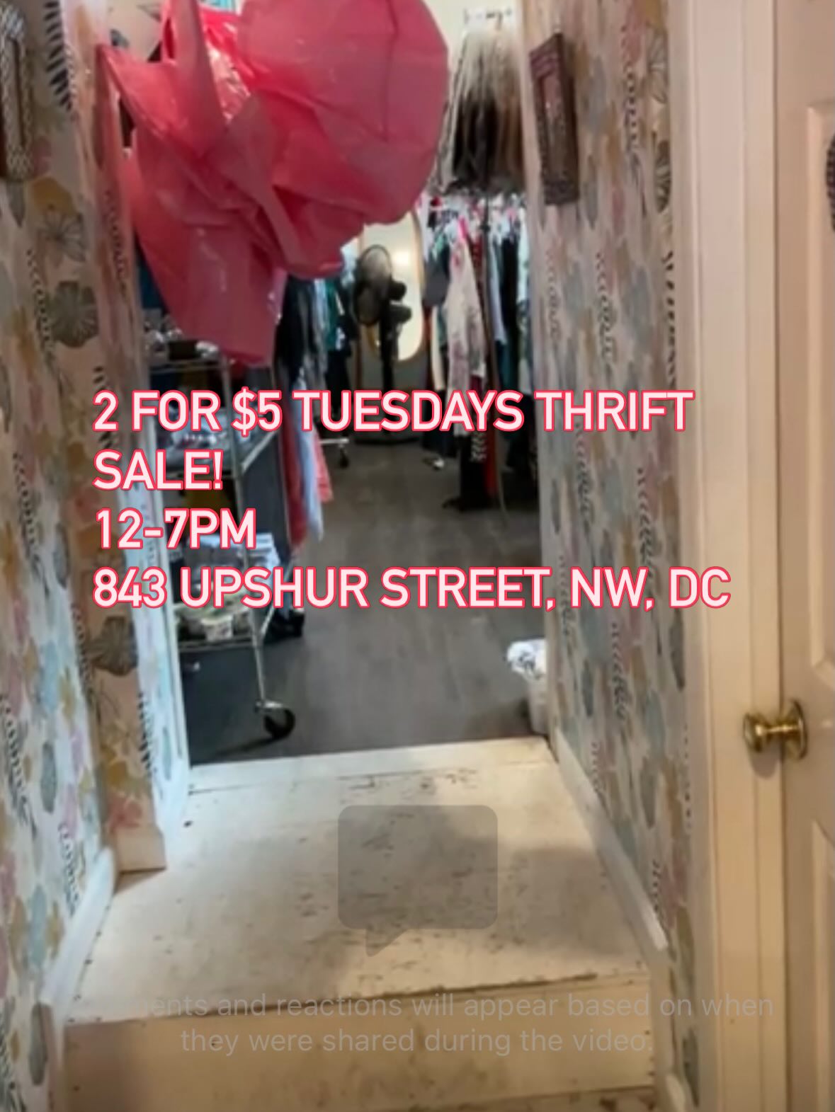 🎉 Guess What, Thrift Lovers? Tomorrow is TUESDAY! 🛍️💖
It’s your favorite day to treasure hunt at Fia’s Fabulous Finds!
✨ Every Tuesday | 12 PM – 7 PM
💗 Shop our Back Room Treasures where EVERY item is 2 for $5!
Browse racks filled with:
👗 Clothing
🏡 HomeGoods
✨ And so many fabulous surprises—all marked with PINK TAGS!
🛍️ Need a courtesy bag? Grab one of our pink shopping bags at the top of the stairs to hold your fabulous finds while you shop. (Bags are for in-store use only.)
👚 Please Note:
• No dressing rooms—dress accordingly if you’d like to try items on over your clothing.
• 💳 Tap-to-pay is preferred for faster checkout.
📍 Fia’s Fabulous Finds
843 Upshur Street NW
Washington, DC
Come uncover amazing treasures without spending a fortune. We can’t wait to see you tomorrow! 💕 #TwoForFiveTuesday #FiasFabulousFinds #DCThrifting #TreasureHunt #ShopLocal