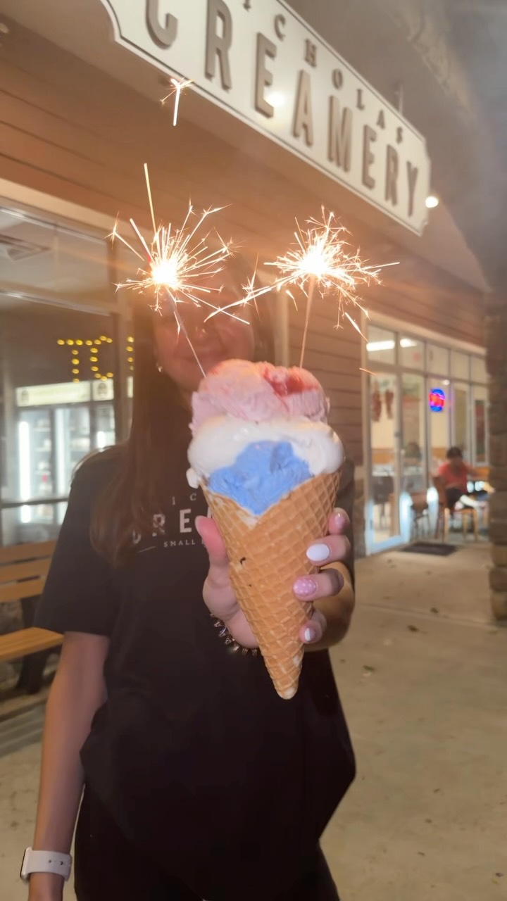 Attention fellow Patriots! 🎆 We are OPEN today! Come grab HOMEMADE Scoops, Pints, Shakes and Nicholas Creamery Ice Cream Cakes, Ice Cream Pies, and Nickwiches to bring small batch fireworks to your 4th! 🇺🇸
Today’s flavors:
🩵 Cotton Candy
🍰 Strawberry Shortcake
🇮🇹 Tiramoosu
🍋🟩 Key Lime Pie
🥭 Mango Lassi
🍪 Milk and Cookies
🍨 Pistachio
🥜 Peanutbutterpalooza
☕️ Bourbon Coffee Chocolate Chunk
🍒 Cherry Vanilla
💜 Black Raspberry Chocolate Chunk
🤎 Brown Sugar Cookie Dough
💚 Mint Chocolate Chunk
🍫 Ole Fashioned Chocolate
🖤 Cookies N Cream
🥥 Toasted Coconut
🥰 Butter Pecan
🍫 Vegan Chocolate
💖 Pink Lemonade Sorbet
🌈 Rainbows & Clouds
🥧 Lemon Cheesecake Ice Cream Pies
🥧 Milk & Cookies Ice Cream Pies
🍪 Festive Nickwiches
🎂 Ice Cream Cakes
Open 11am to 10pm!
🇺🇸 North Brunswick: 224 Grand Ave
🇺🇸 Wall: 2435 Route 34
🇺🇸 Middletown: 1500 Route 35
🇺🇸 Fair Haven: 560 River Rd
🇺🇸 Atlantic Highlands: 84 First Ave
🇺🇸 Tinton Falls: 1201 Sycamore Ave
🇺🇸 Long Branch: 444 Ocean Ave
#nicholascreamery #smallbatchicecream #jerseyshore #4thofjuly