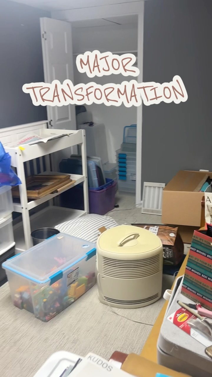 Major Transformation!!! Storage closet turned kids craft room! Changing the lives of one 12 year-old little girl at a time! #organizedhome #organizedlife #mainlinemoms #mainline #organizingthemainline