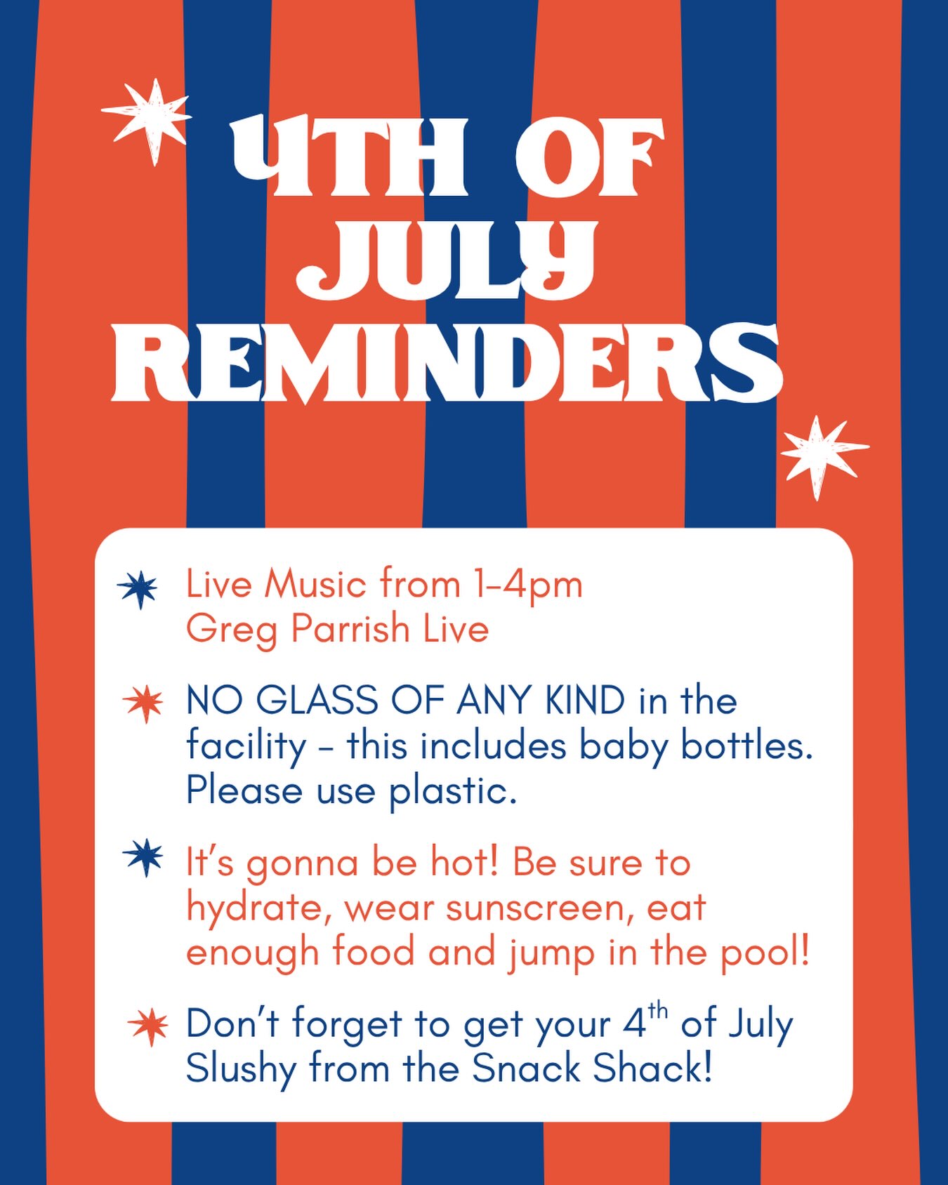 Happy 4th! See you tomorrow!