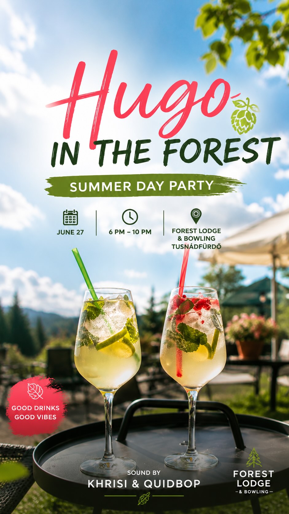 Köszönjük mindenkinek, aki velünk töltötte a HUGO IN THE FOREST – Summer Day Party estét! 💚
Naplemente, jó zene, finom Hugo Spritz, rengeteg mosoly és fantasztikus hangulat – pontosan ezért szeretjük ezeket a közös pillanatokat.
Reméljük, ti is legalább annyira élveztétek, mint mi! Hamarosan újabb különleges eseményekkel várunk a Forest Lodge & Bowlingban. 🌲✨
📸 Ha készítettél fotókat vagy videókat, jelölj be minket!
#HugoInTheForest #ForestLodgeBowling #SummerParty #HugoSpritz #Tusnádfürdő