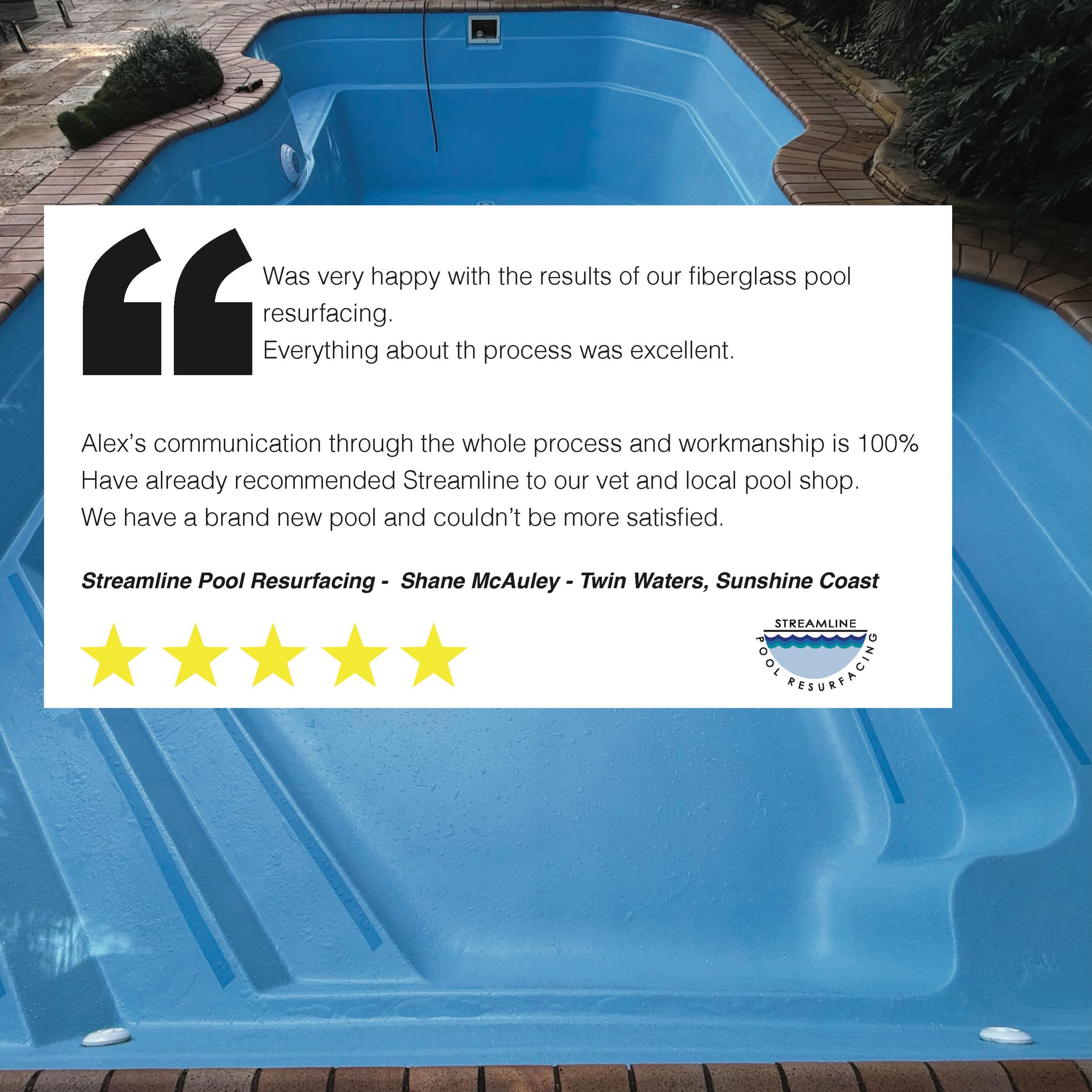 recently completed job in Twin Waters.
This makes all those though days worth it. 😊
.
.
.
#streamlinepoolresurfacing #swimmingpool #resurface #investment
#fivestar