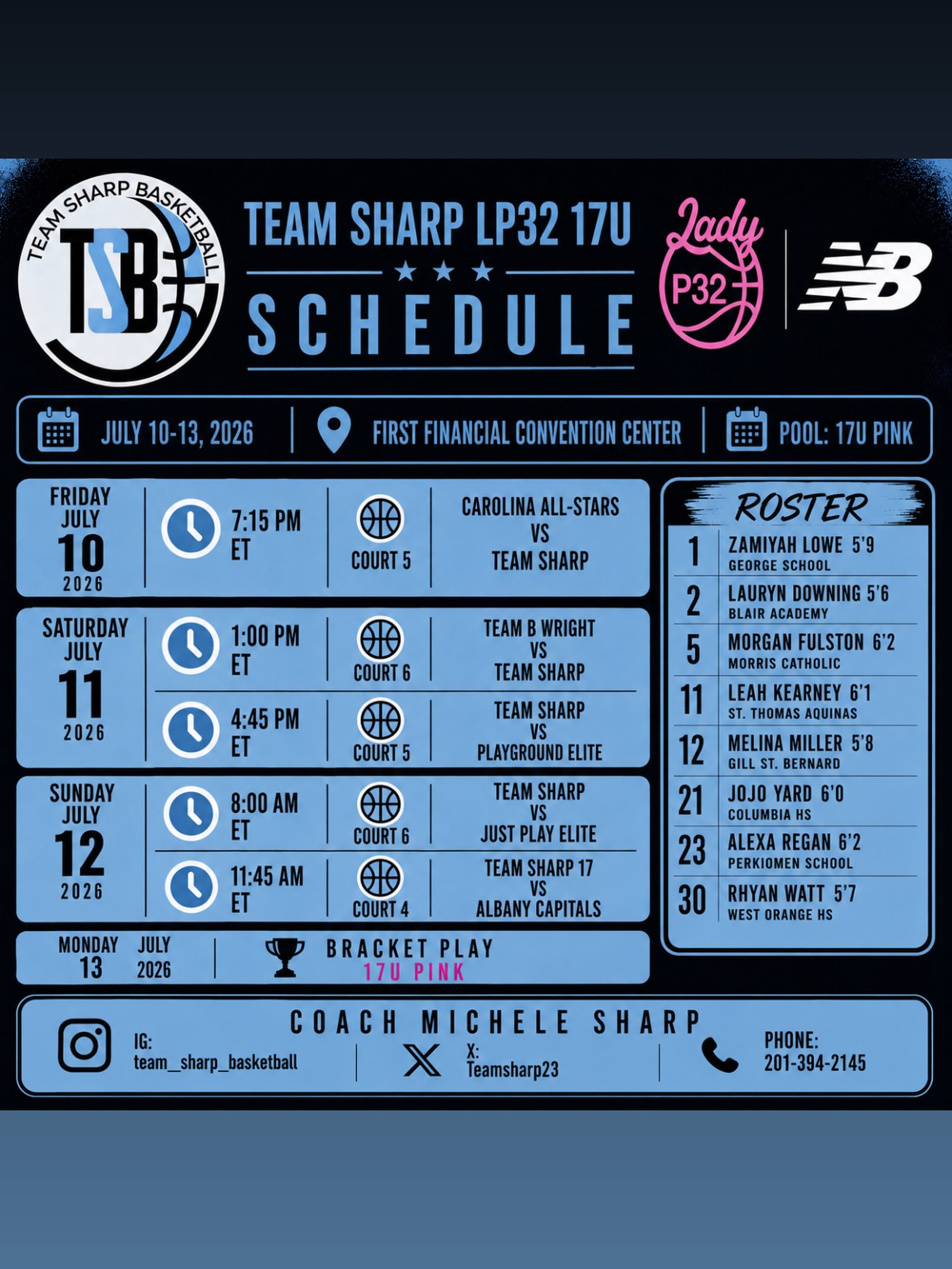 Coaches come check out this talented group in Ohio at the First Financial Convention Center #lp32