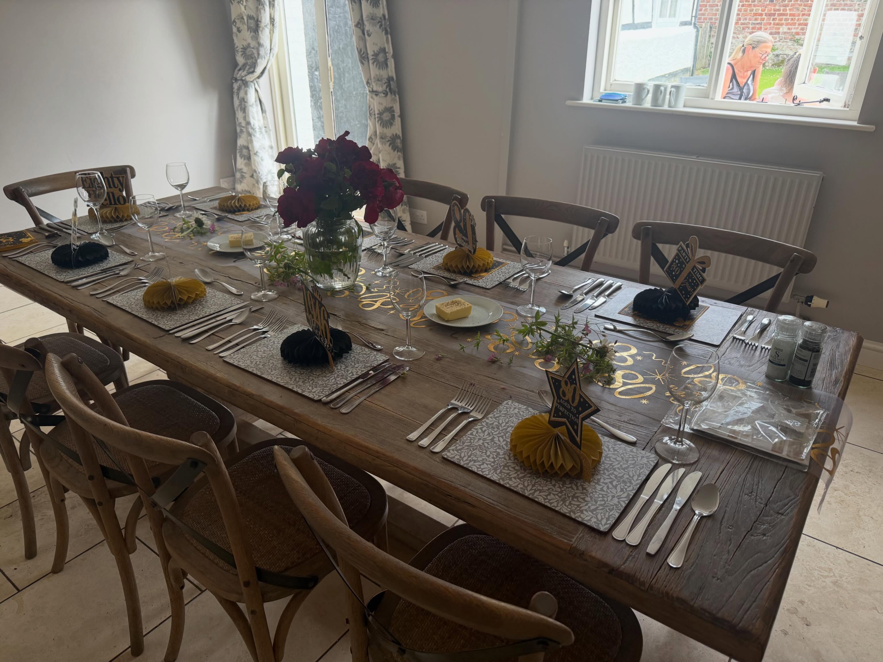 Surprise 😉 80th birthday party last night.
#privatechef #personalchef #dinner #80thbirthday visit- www.personalchef.me.uk to book