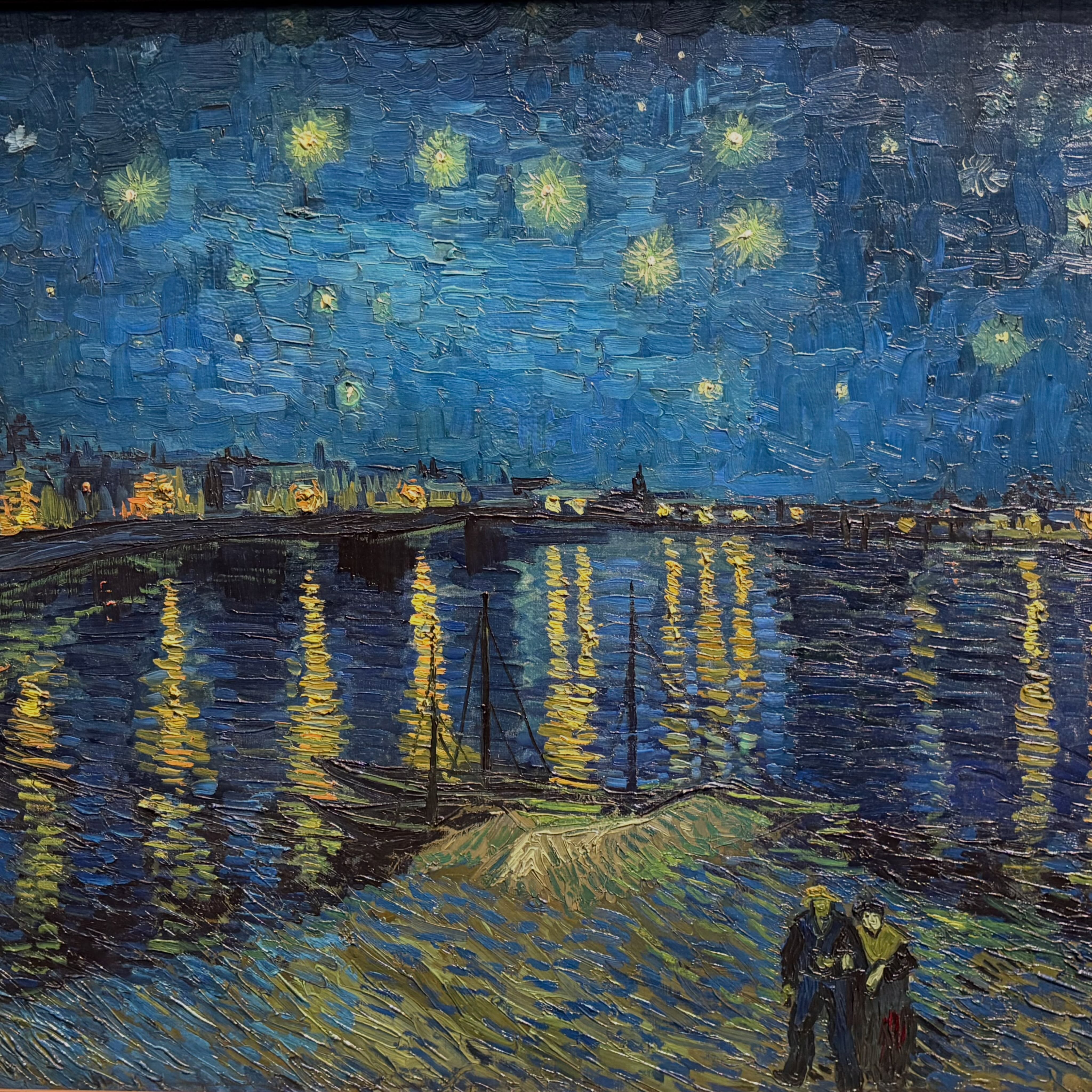 Next stop on our Van Gogh journey: Musée d’Orsay, which features an amazing collection of his original works, and Monmartre, the neighborhood in Paris where he was surrounded by many other impressionist artists. It was especially wonderful to see the paintings he produced in Arles and Saint Remy de Provence, which we visited earlier this week. Of course it is hard to visit Monmartre without stopping by Cafe de deux Moulins, featured in the movie Amelie.