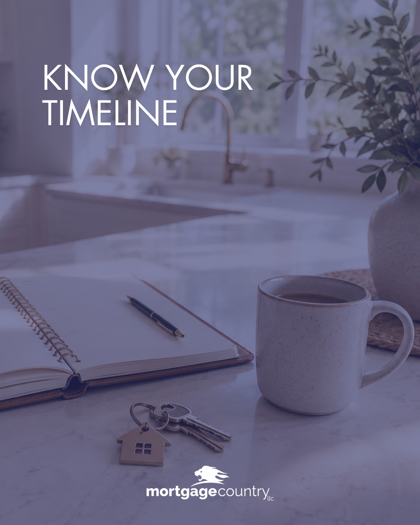 š” Mortgage Tip Monday
Ā
Every home purchase follows a timeline, from pre-approval to closing.
Ā
Understanding what to expect along the way can help you plan ahead, reduce surprises, and feel more confident from start to finish.
Ā
#MortgageTipMonday #MortgageCountry #MortgageTips