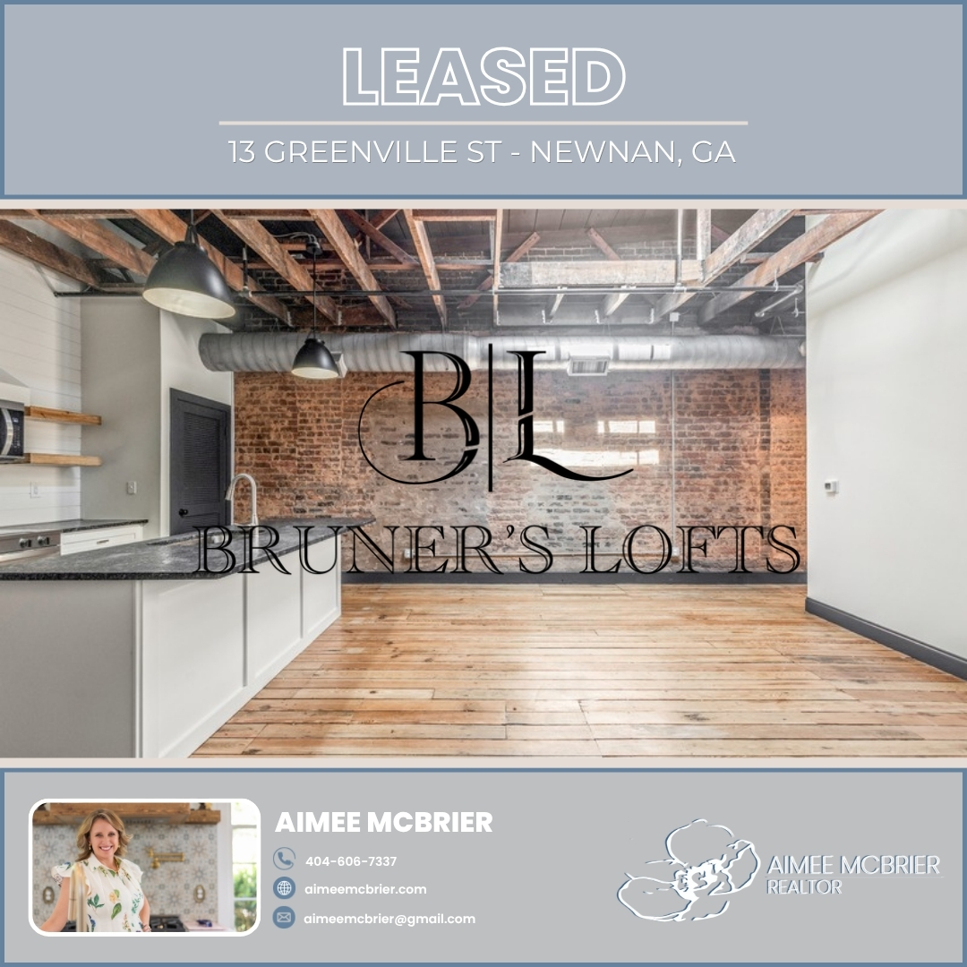 ‼️ RECENT TRANSACTIONS ‼️
LEASED:
13 GREENVILLE ST - NEWNAN, GA
356 JACKSON ST - NEWNAN, GA
#aimeemcbrier #aimeemcbrierrealty #viewpointrealestatephotography #pathfinderrealty #ncbor #georgiamls #georgiarealestate #cowetarealestate #cowetacountyga #newnanrealestate