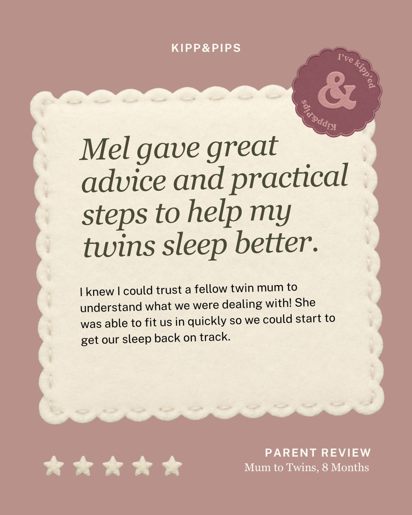 ✨ Another family getting their sleep back ✨
As a twin mum myself, reviews like this mean so much. ❤️
When you’re in the thick of sleep deprivation with two little ones, it can feel overwhelming trying to work out what will actually help. That’s why I focus on practical, realistic advice that fits your family and your little one’s.
Hearing that this lovely family felt understood, supported and able to get their sleep back on track is exactly why I do what I do. 🌙
Thank you for trusting me with your twins’ sleep journey.
If you’re struggling with naps, bedtime battles, frequent night wakings, or simply don’t know where to start, I’m here to help. 💫
💬 Send me a message if you’d like to chat about your little one’s sleep or find the link in my bio to get your free discovery call booked in.
#babysleepconsultant #infantsleepcoach #babysleeptips #babysleepconsultant #babysleepcoach